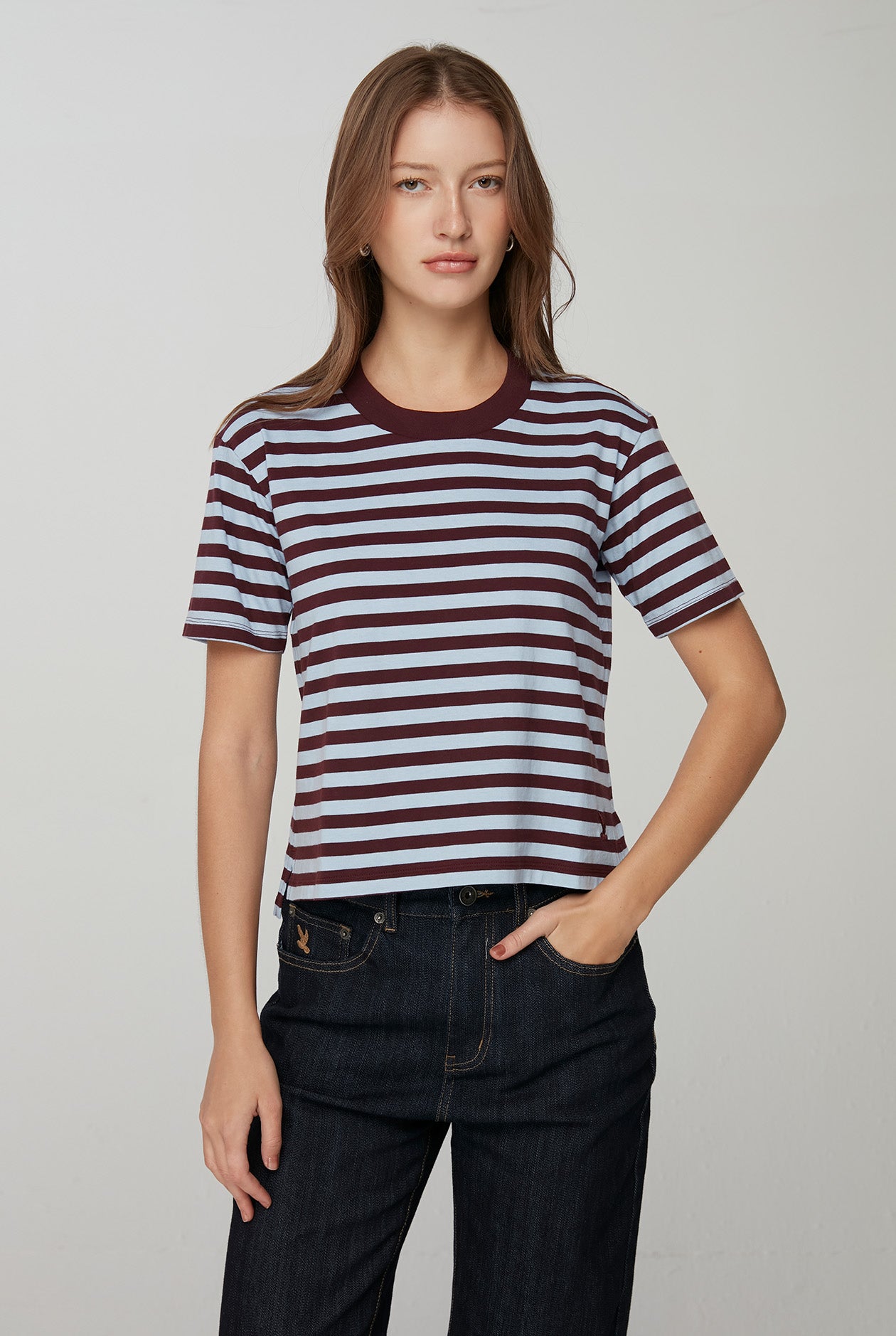 BOXY STRIPED TEE