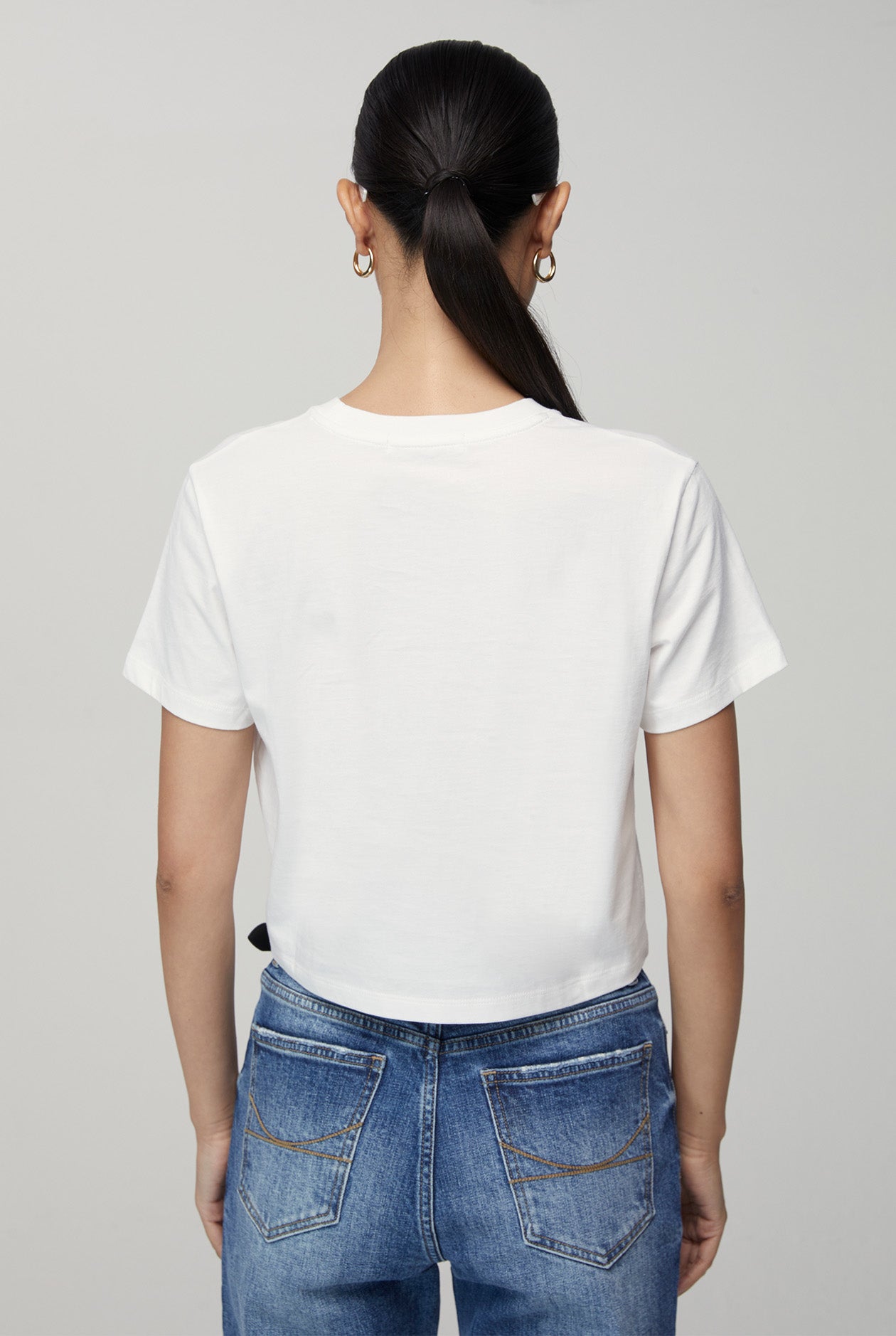 SHORT SLEEVE CROPPED TEE