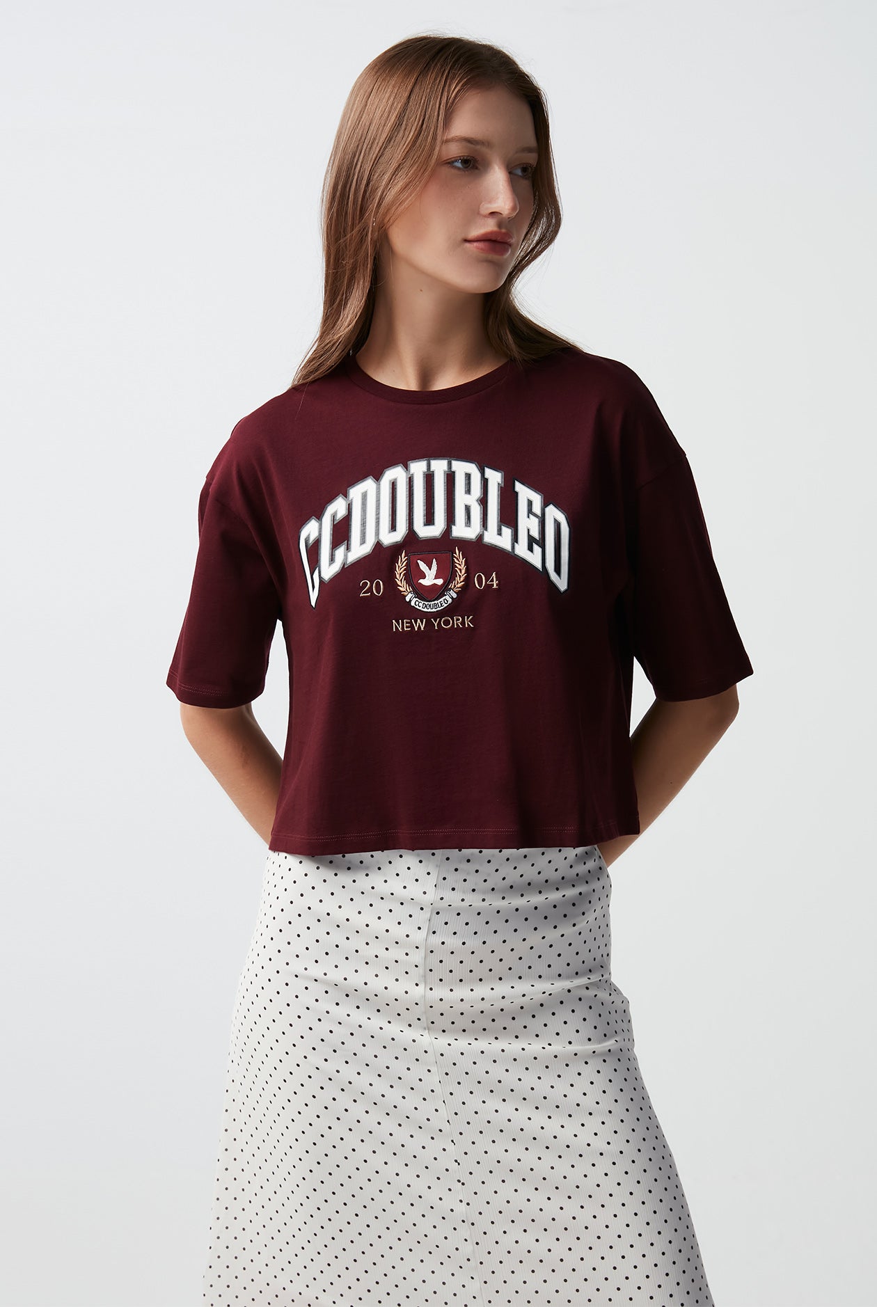 LOGO GRAPHIC CROPPED TEE