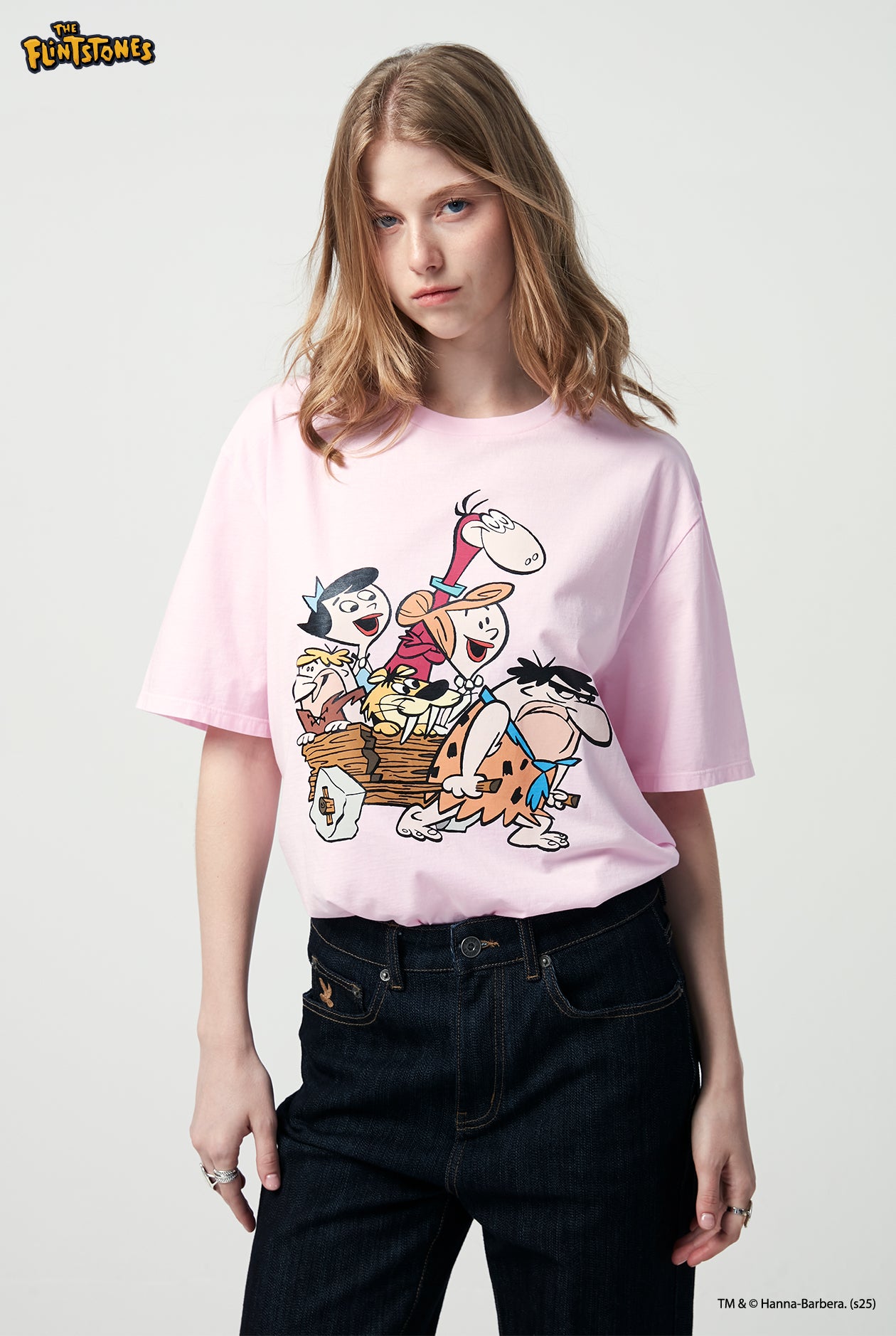 FLINTSTONES GANG OVERSIZED TEE