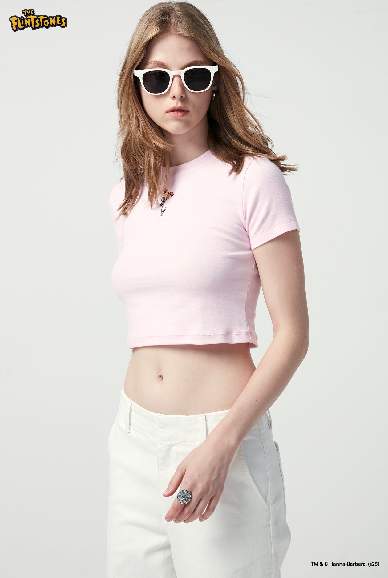 WILMA FLINTSTONE CROPPED TEE