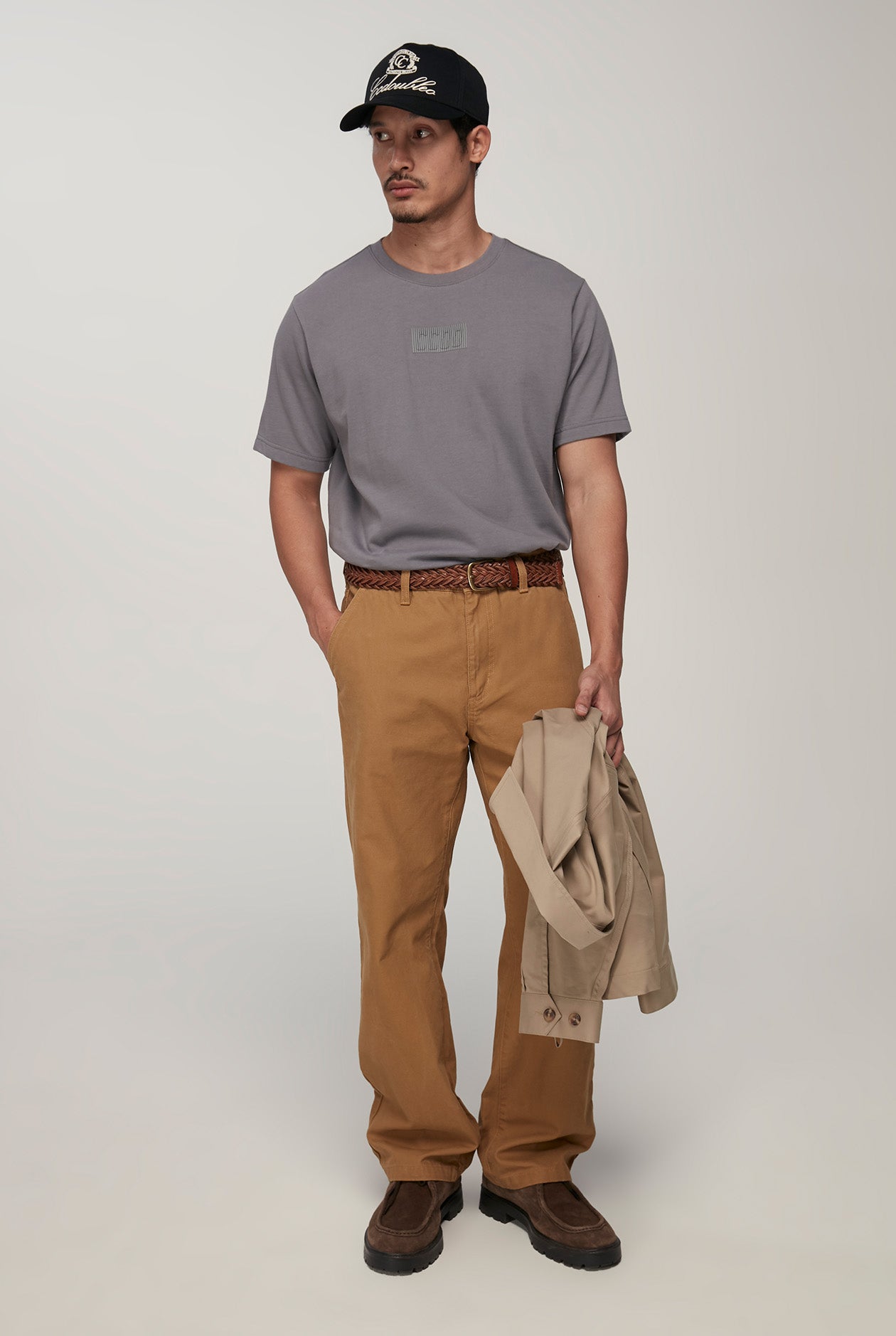 CANVAS STRAIGHT FIT PANTS
