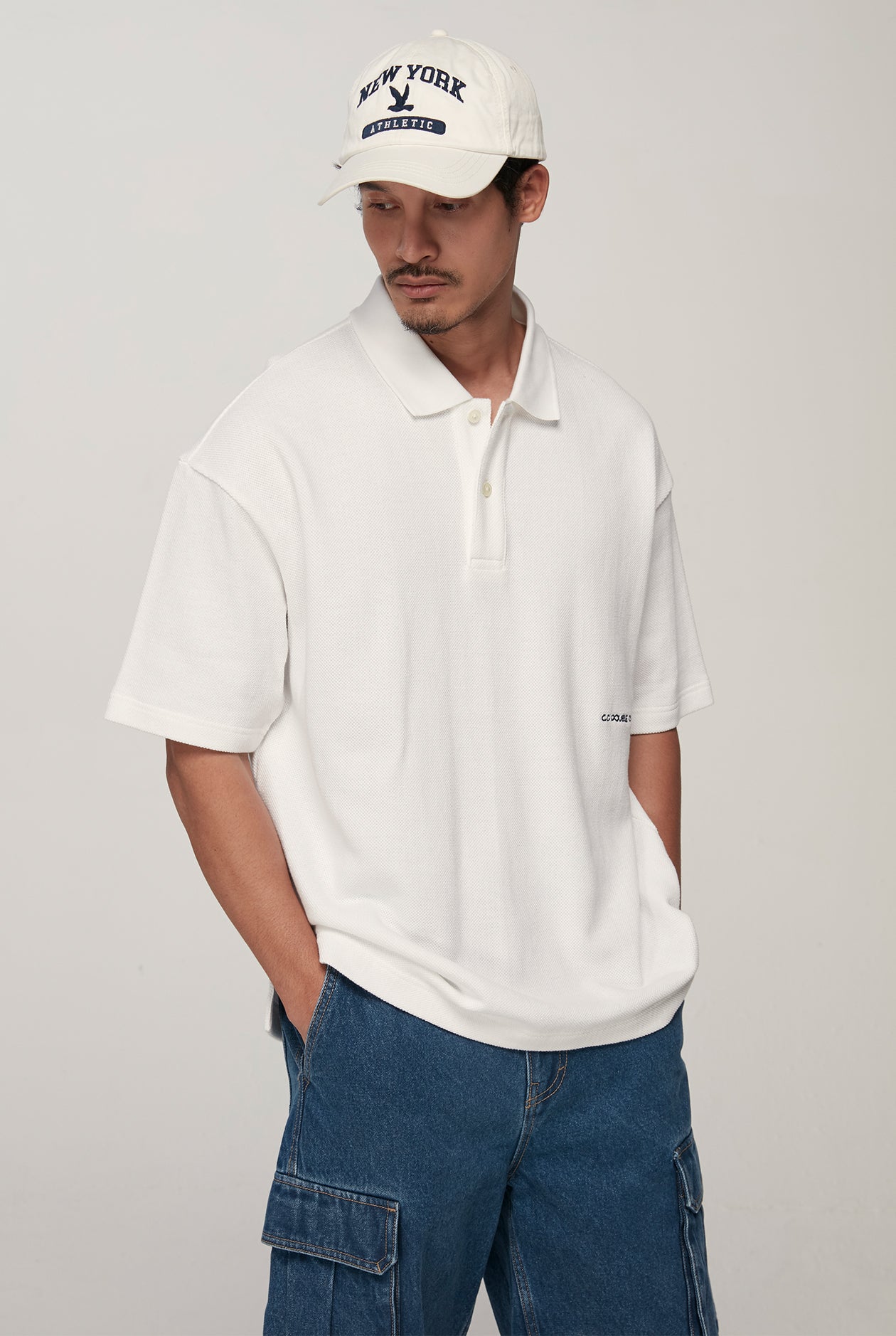 SIDE LOGO PIQUE POLO