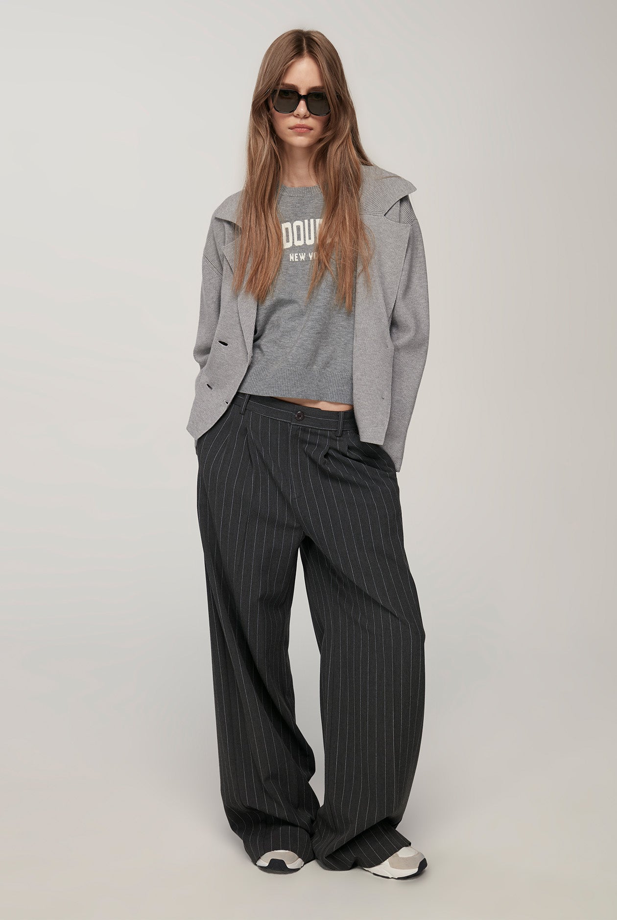 TAILORED WIDE LEG PANTS