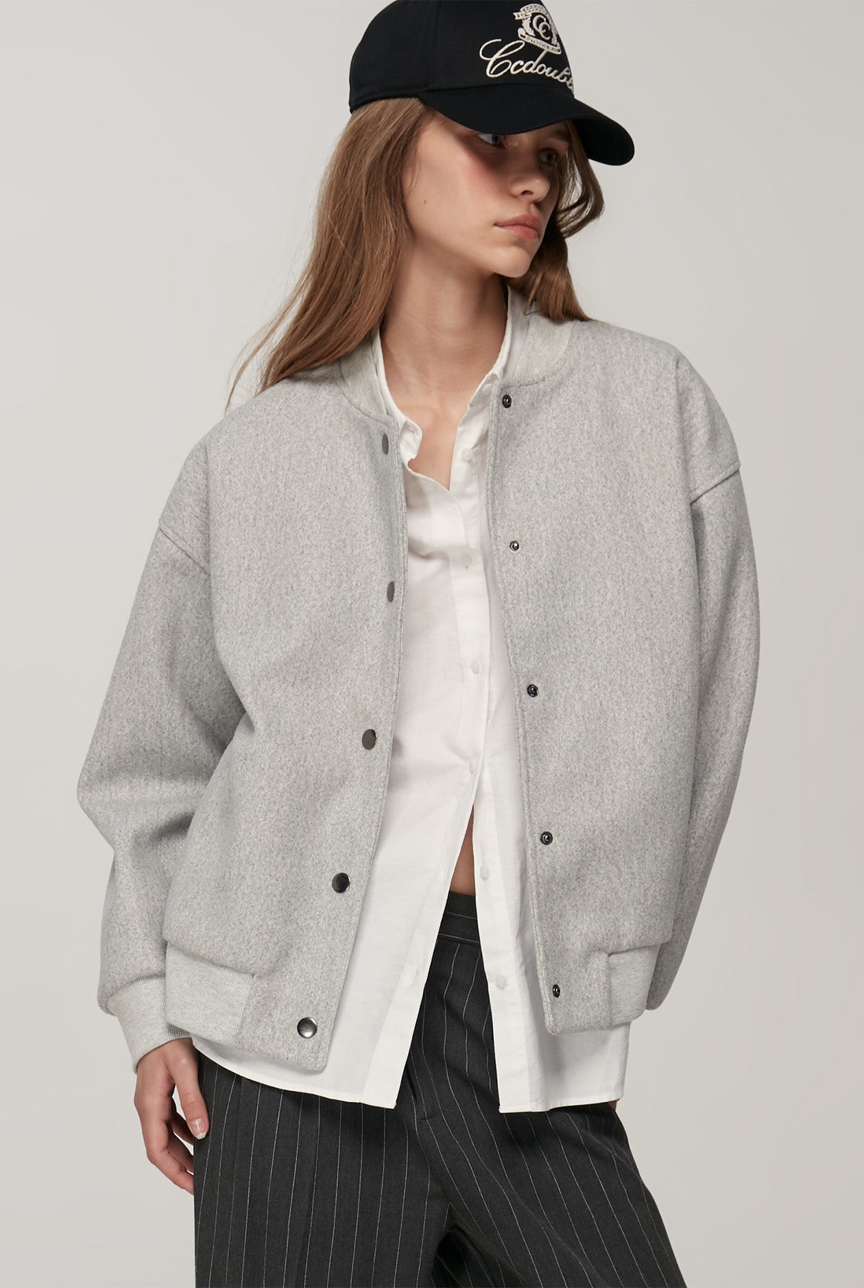 FLEECE BOMBER JACKET