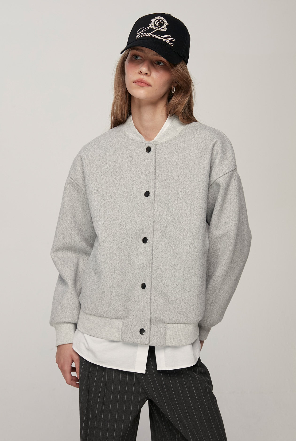 FLEECE BOMBER JACKET