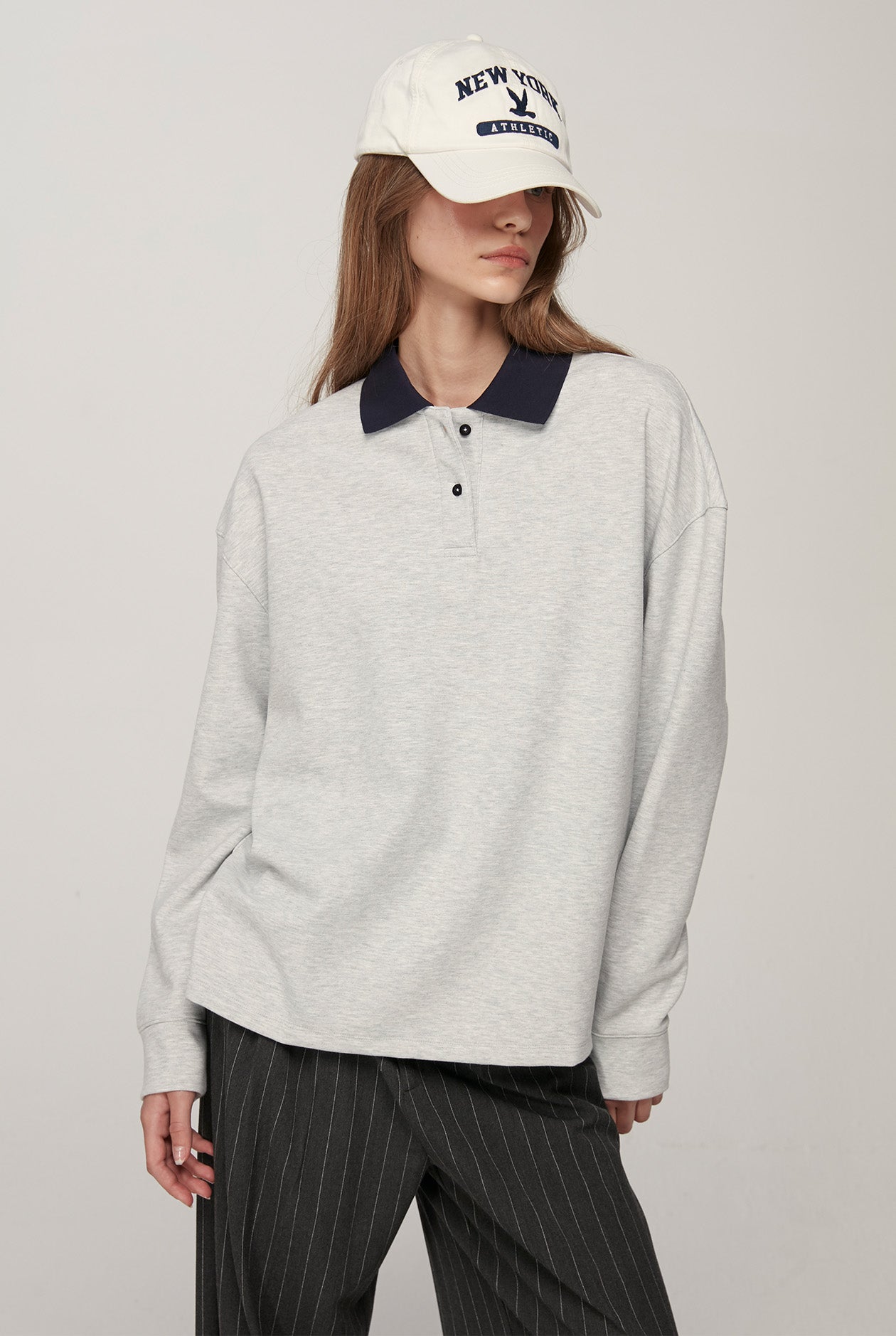 LONG SLEEVE POLO SHIRT