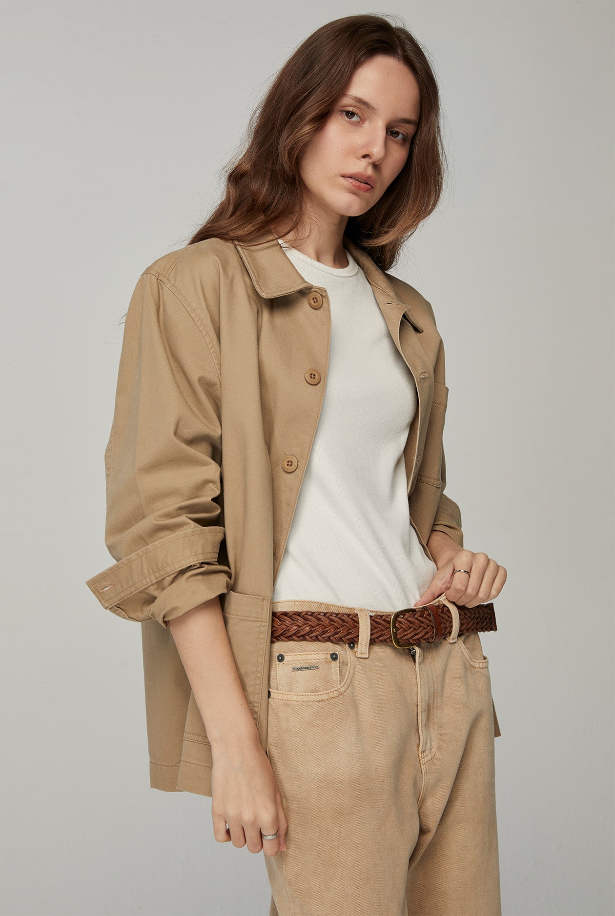 SHORT SLEEVE RIBBED TOP