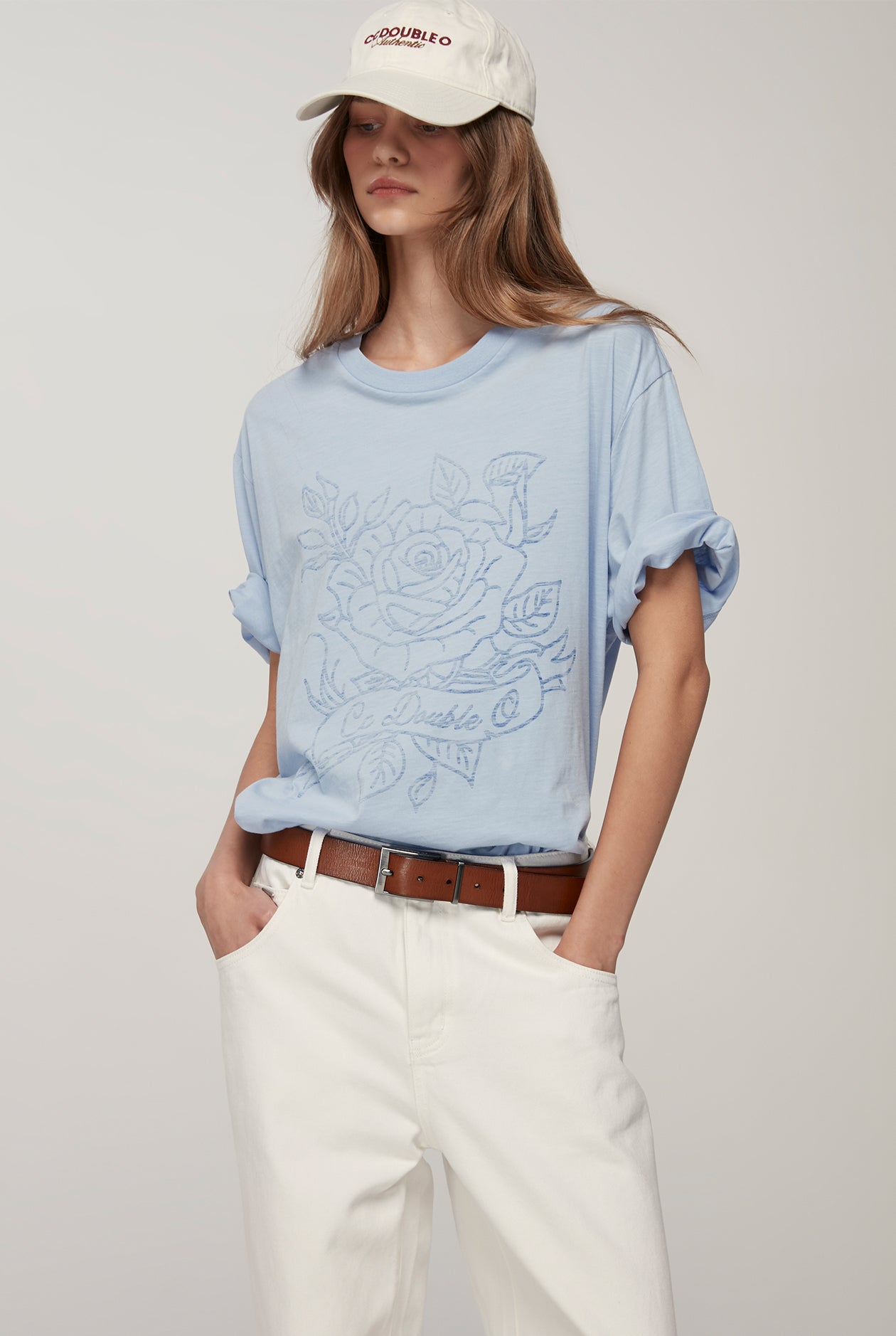 ROSE GRAPHIC OVERSIZED TEE