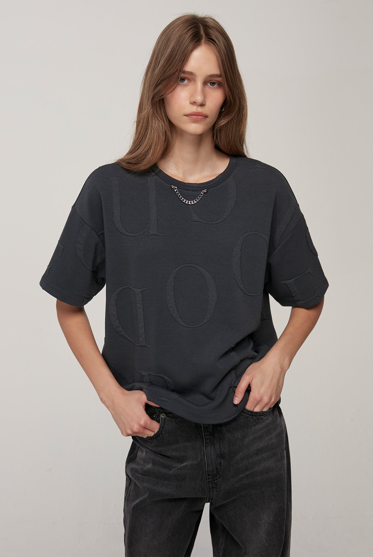 LOGO GRAPHIC OVERSIZED TEE
