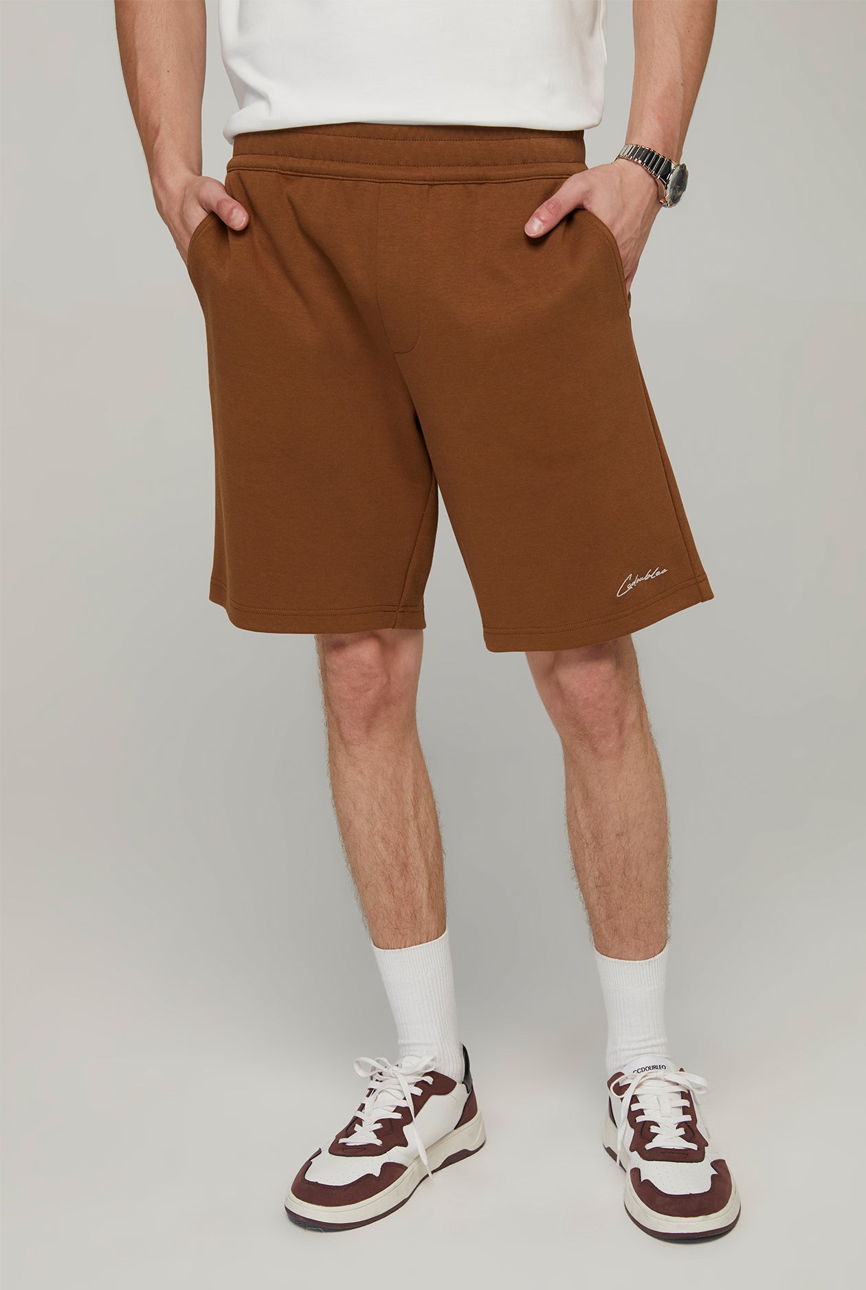 HANDWRITING LOGO SWEAT SHORTS