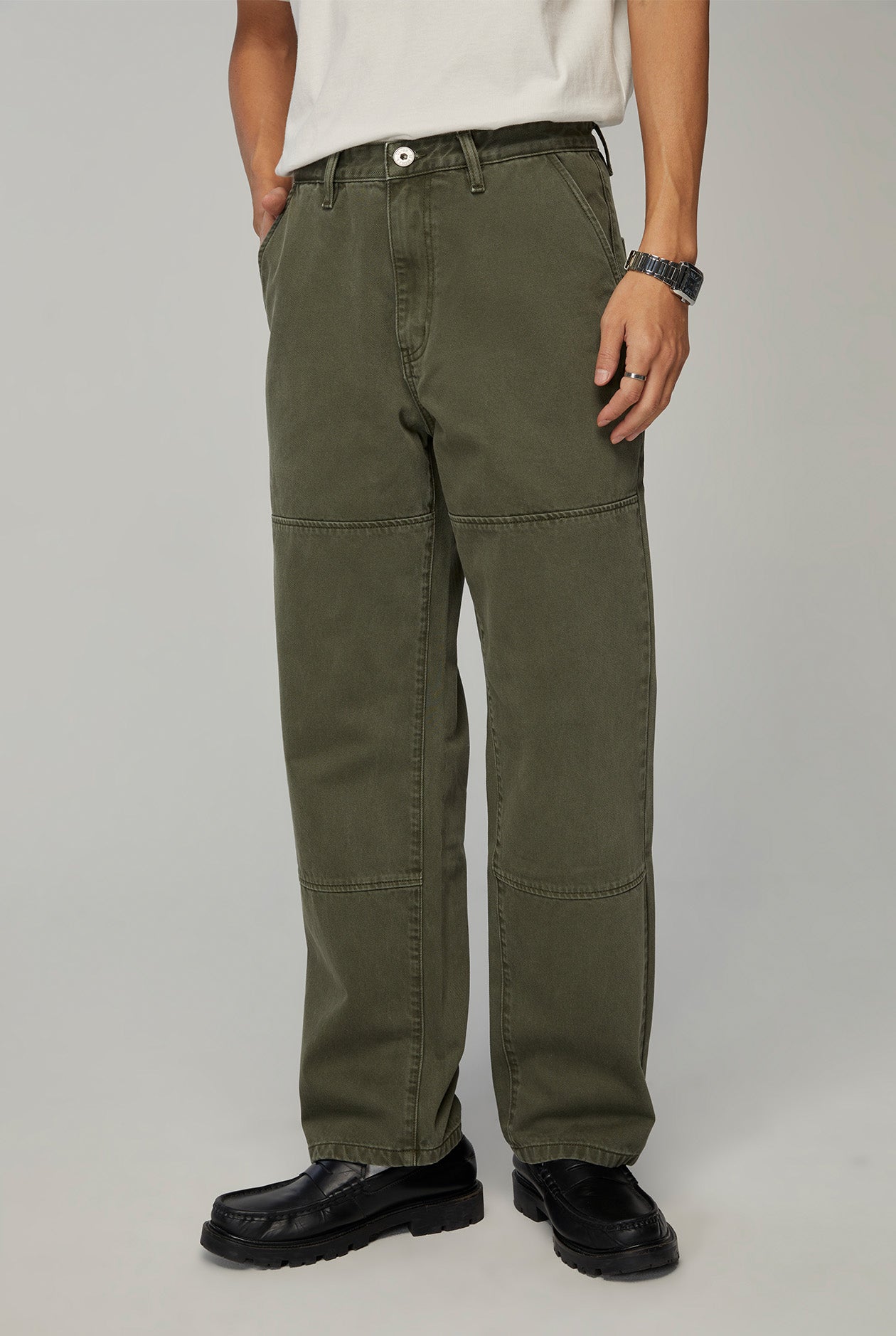 STRAIGHT WORKWEAR TWILL PANTS