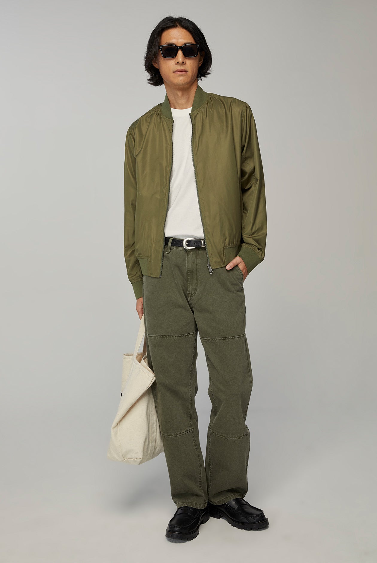 RELAXED FIT BOMBER JACKET