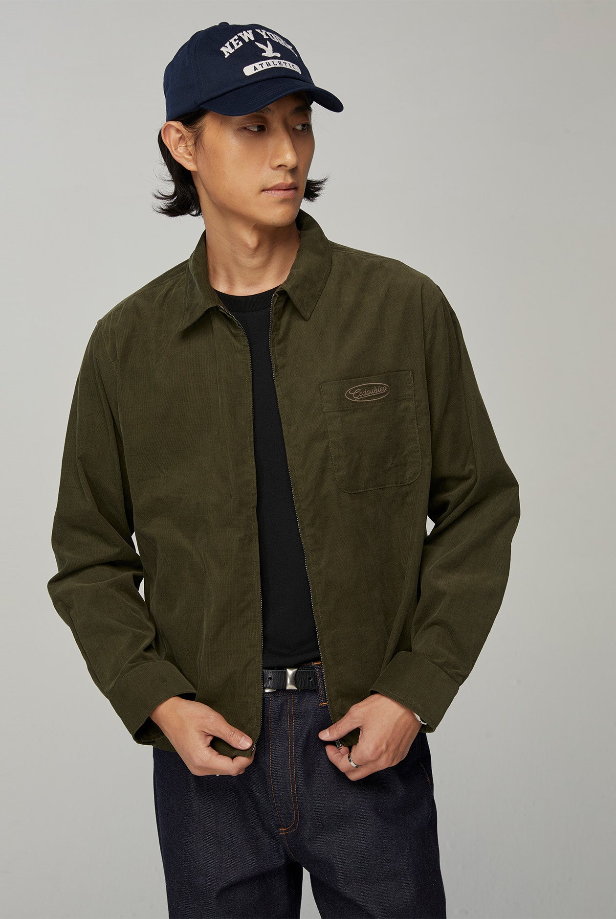 POCKET CORDUROY SHIRT