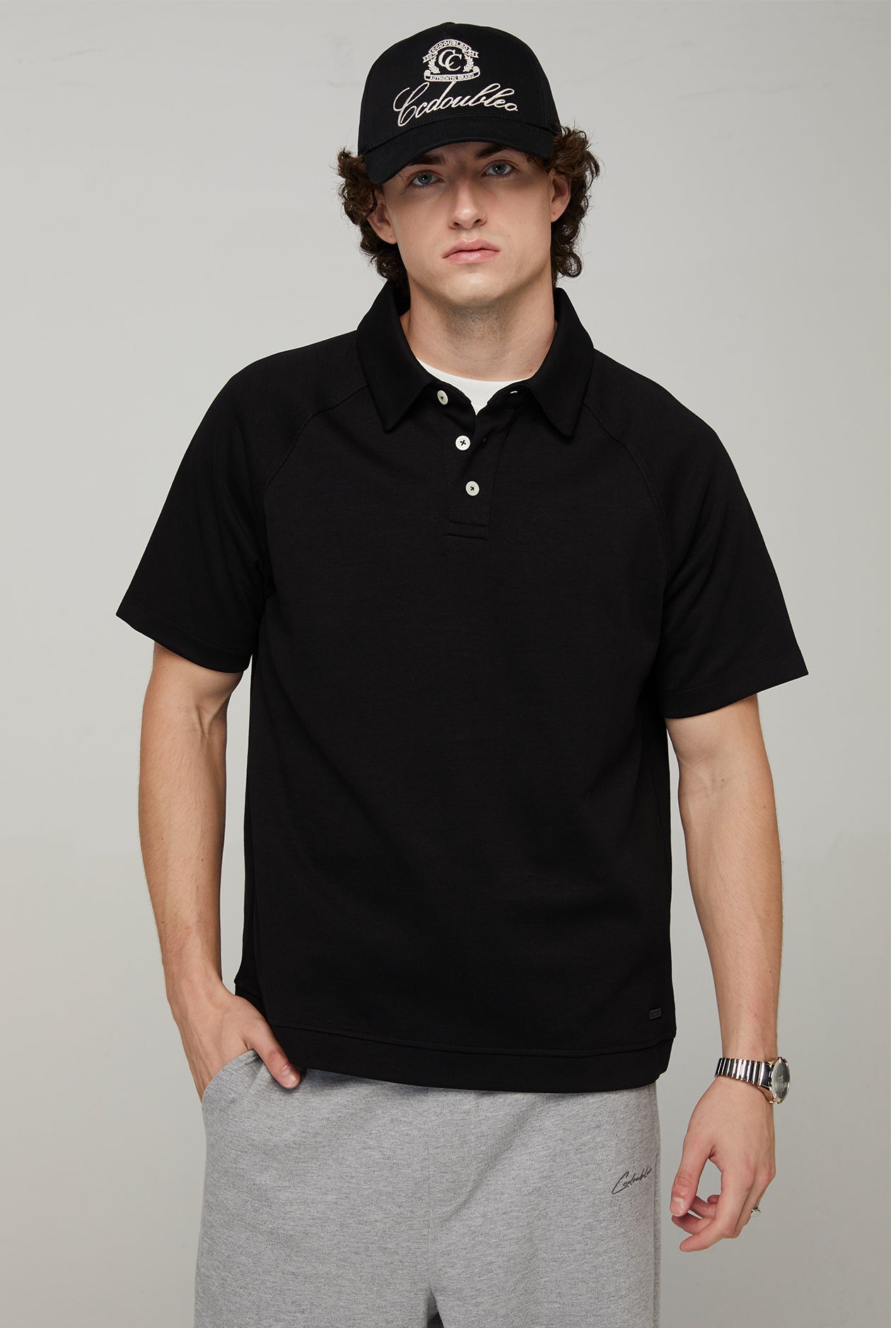 RELAXED JERSEY POLO