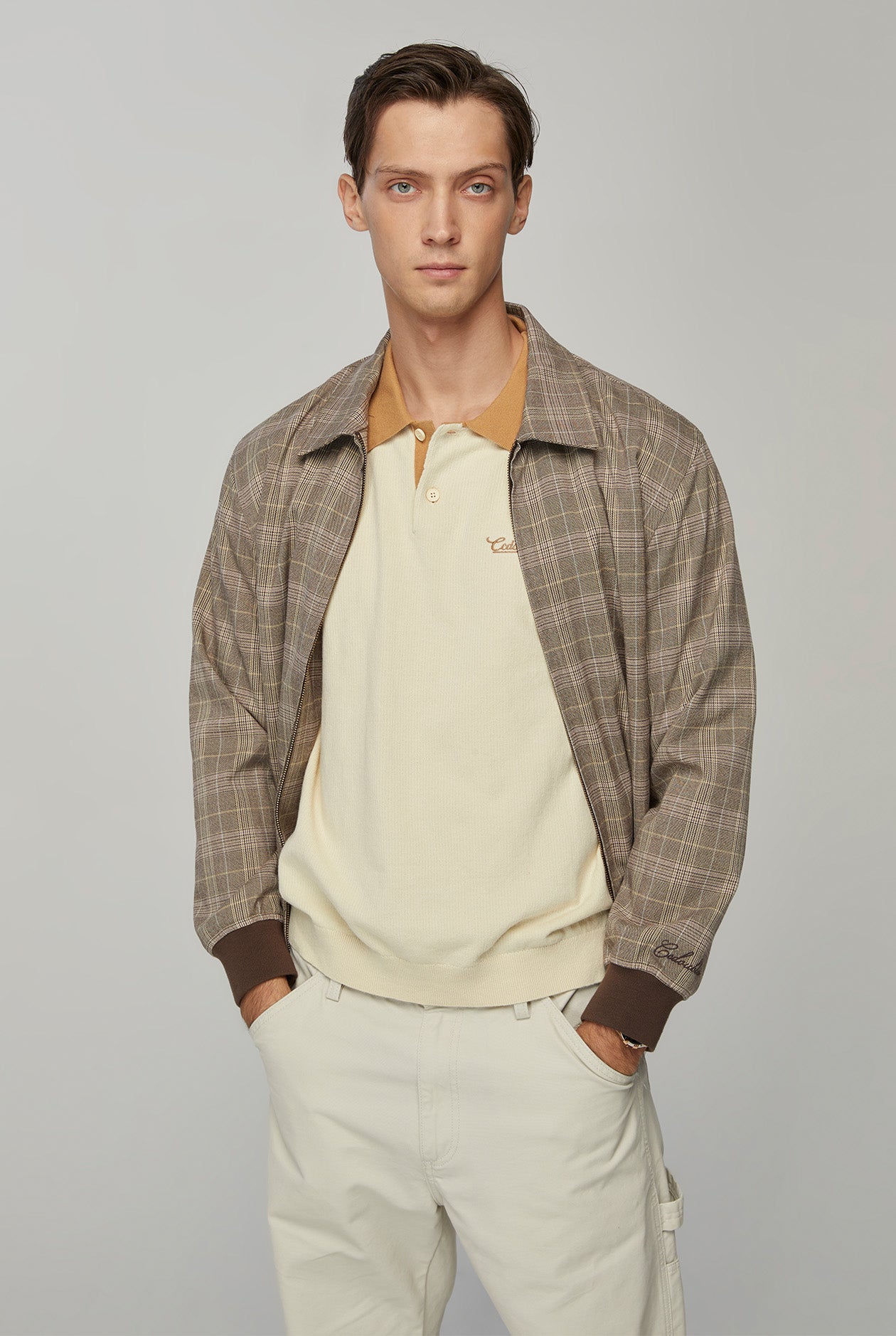 HANDWRITING LOGO KNITTED POLO