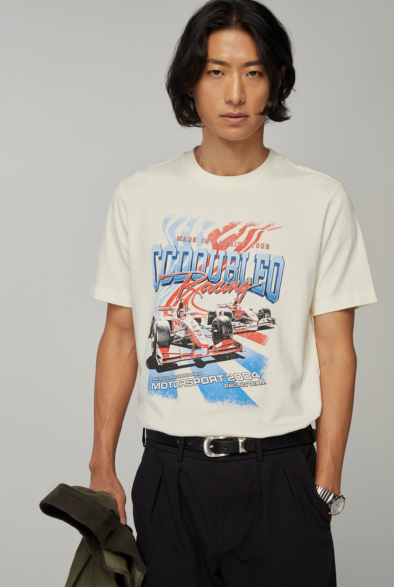 LOGO AUTO RACING GRAPHIC TEE