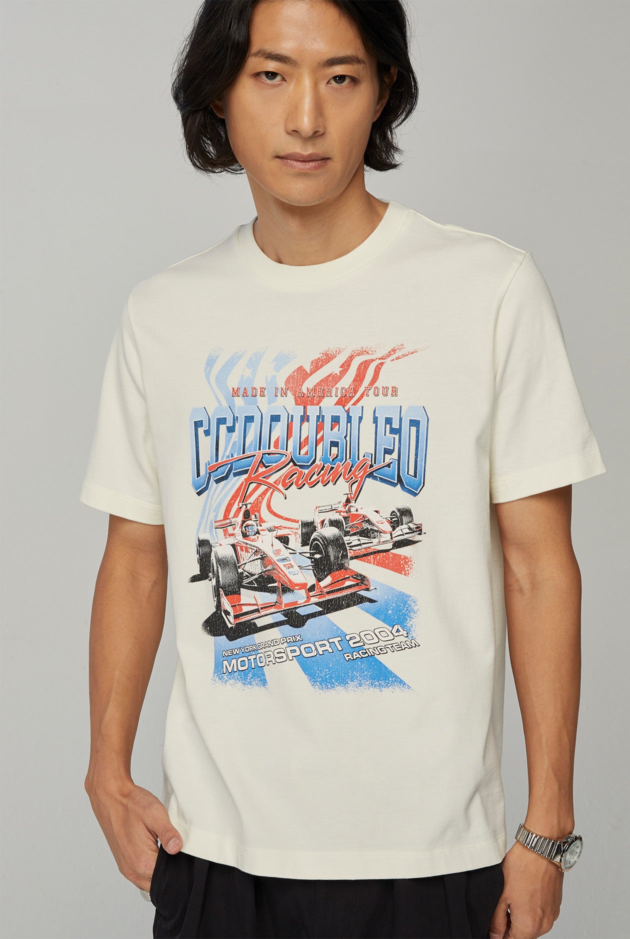 LOGO AUTO RACING GRAPHIC TEE