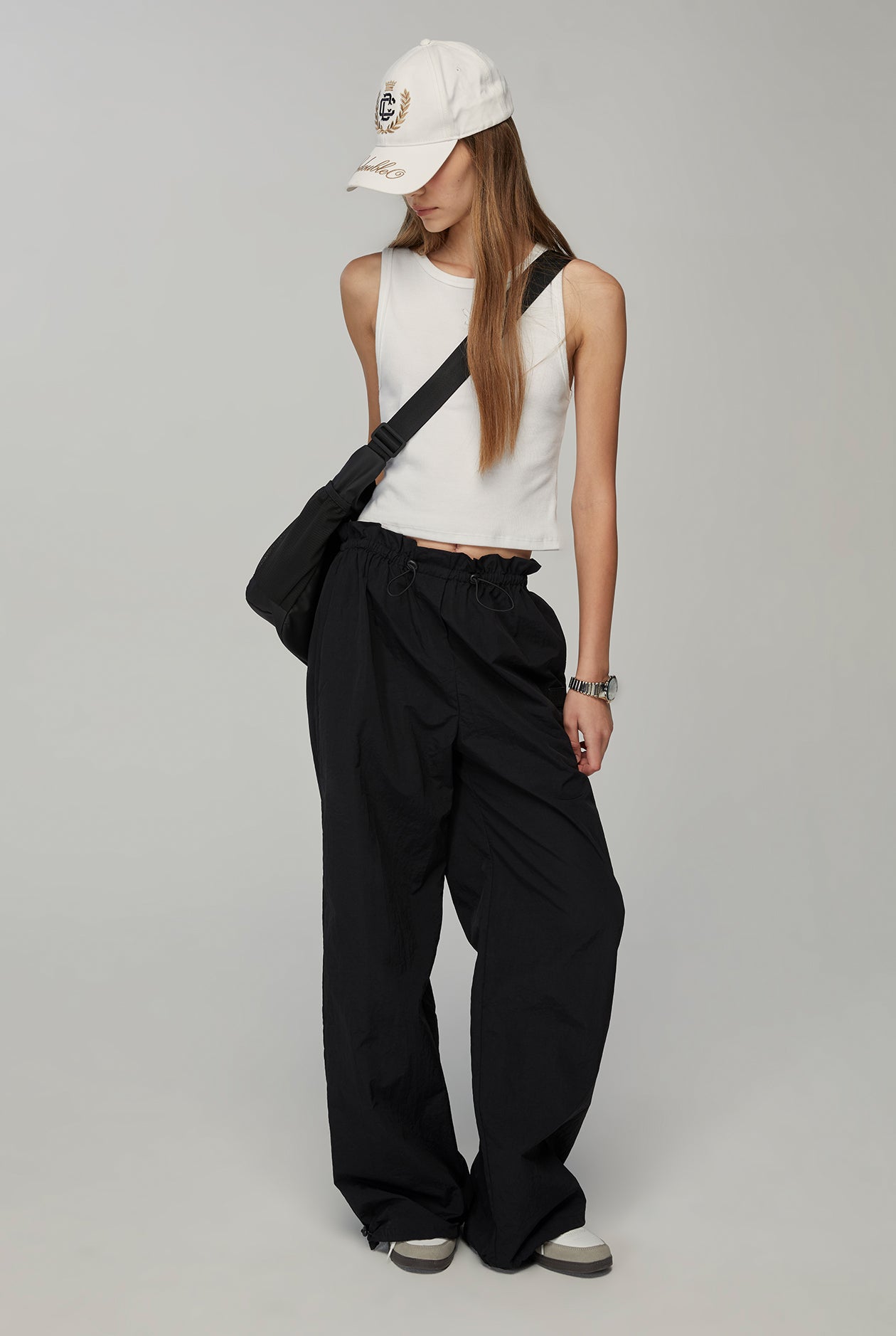 RUBBER PATCH NYLON PANTS