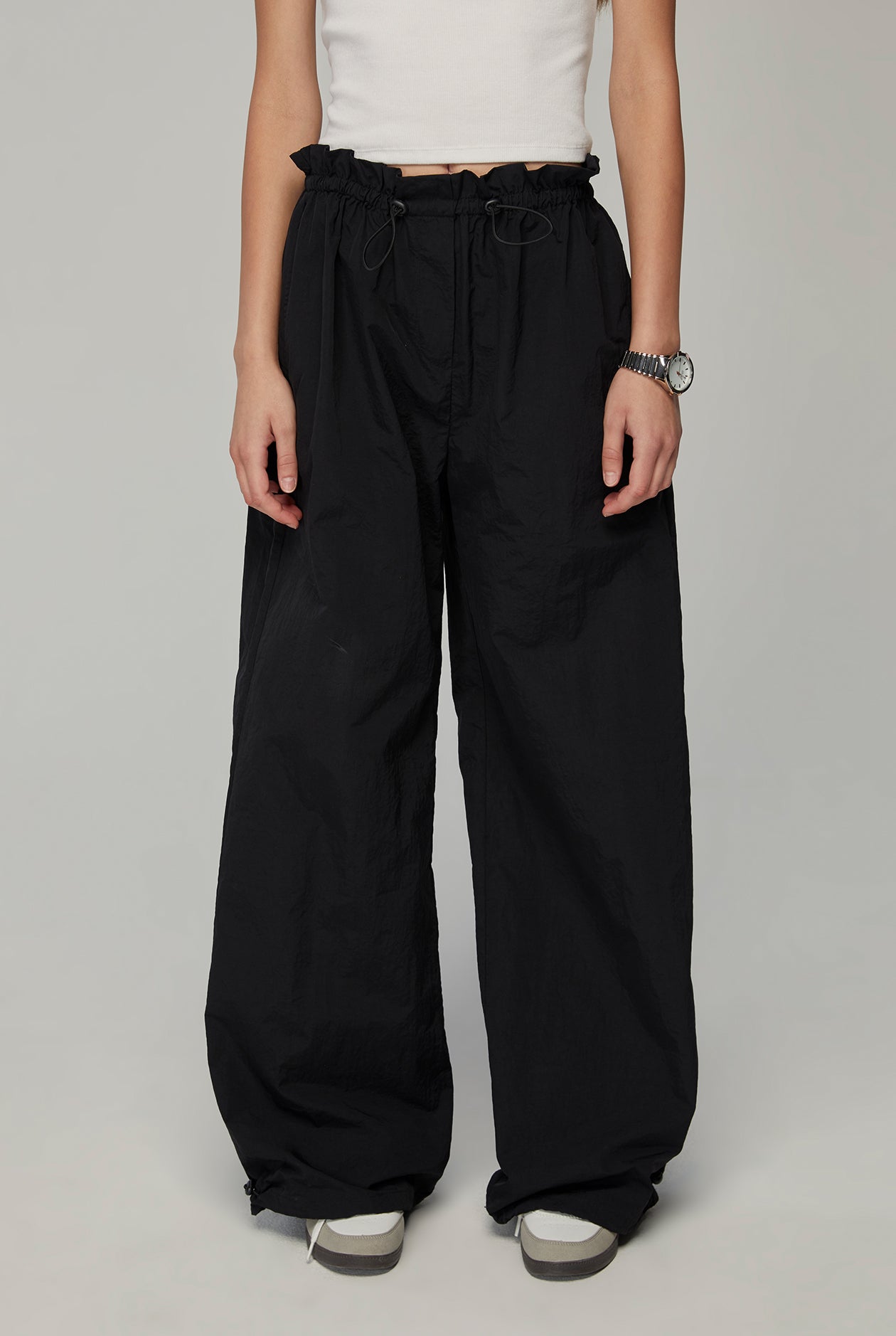 RUBBER PATCH NYLON PANTS