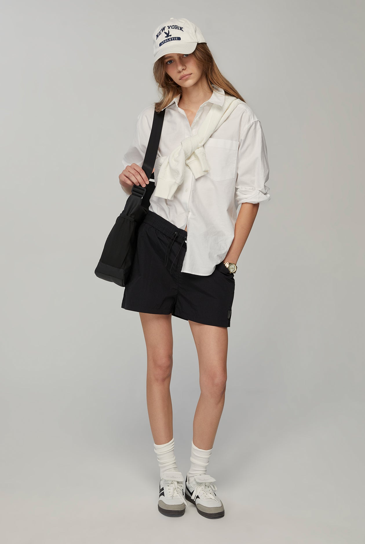 RUBBER PATCH NYLON SHORTS