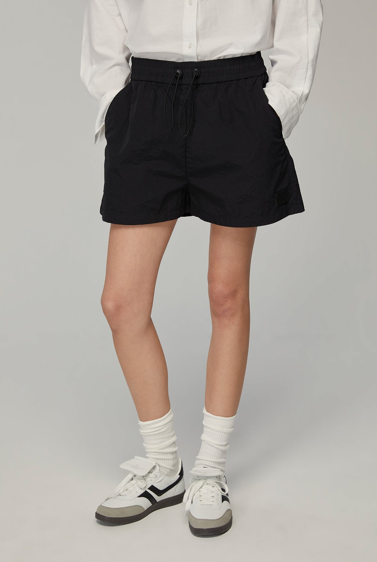 RUBBER PATCH NYLON SHORTS