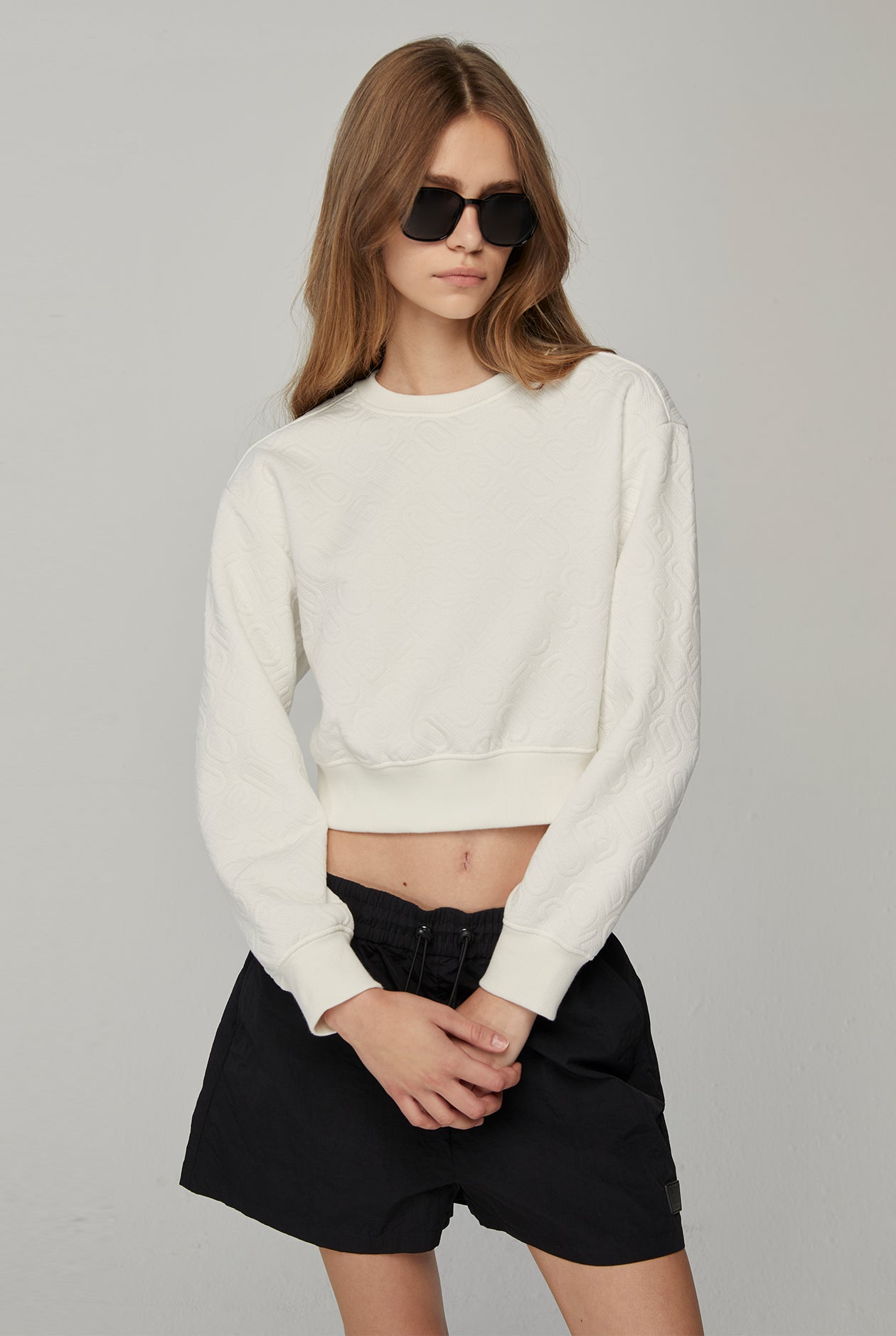 LOGO JACQUARD SWEATSHIRT