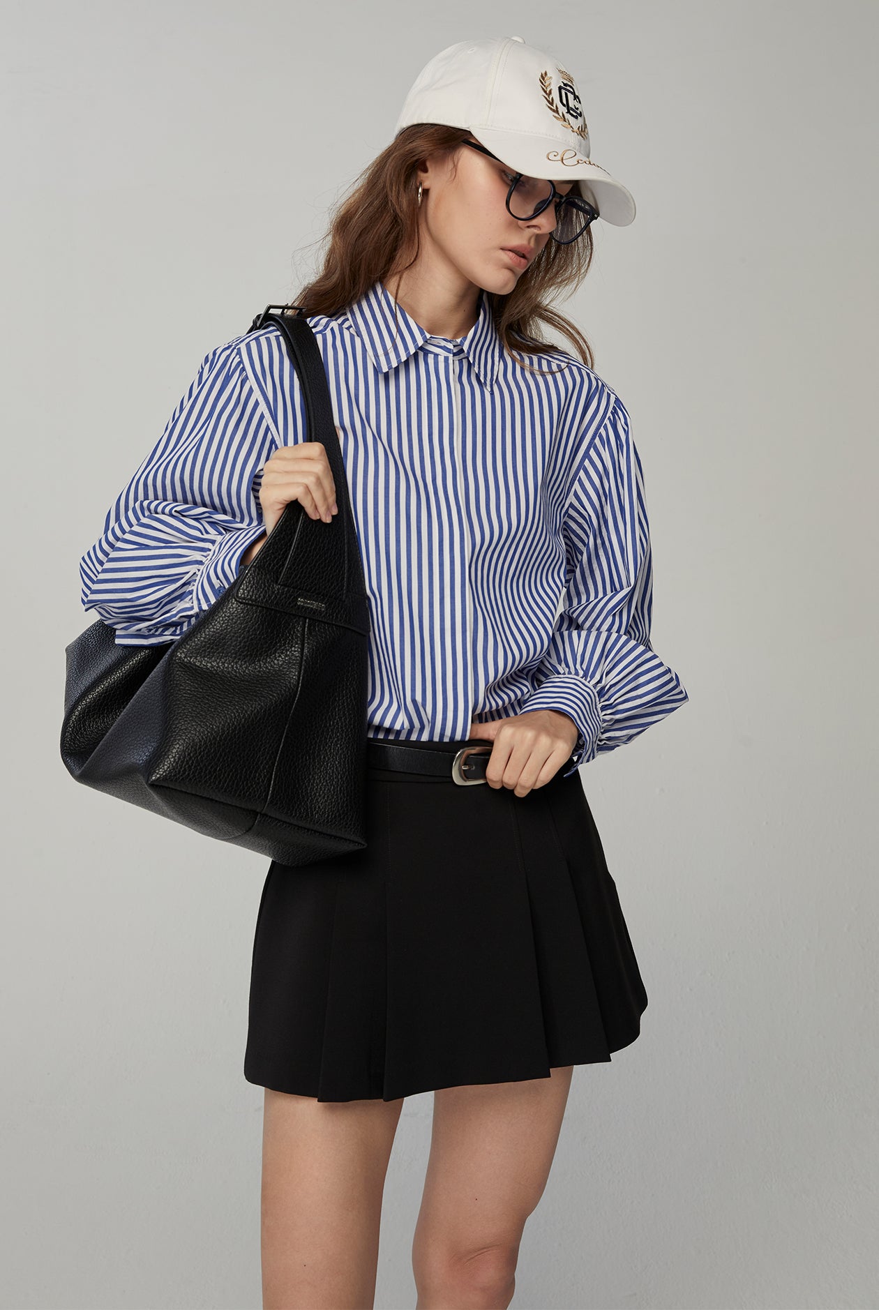 LACE FRILLED KNIT POLO