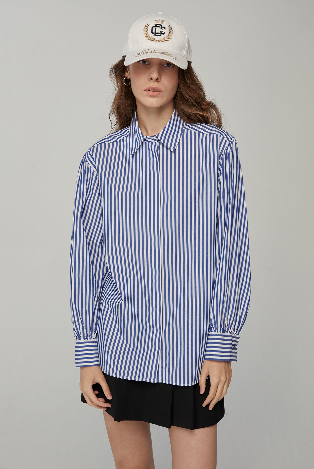 LACE FRILLED KNIT POLO