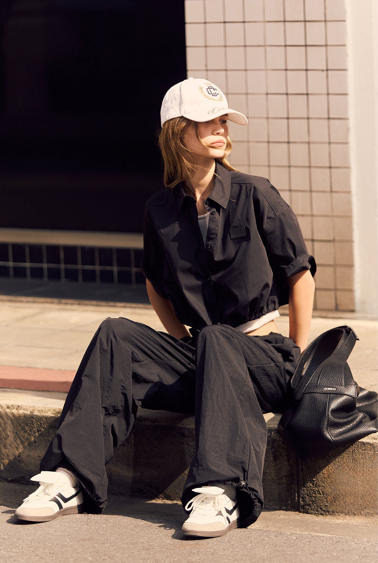 CROPPED POPLIN SHIRT