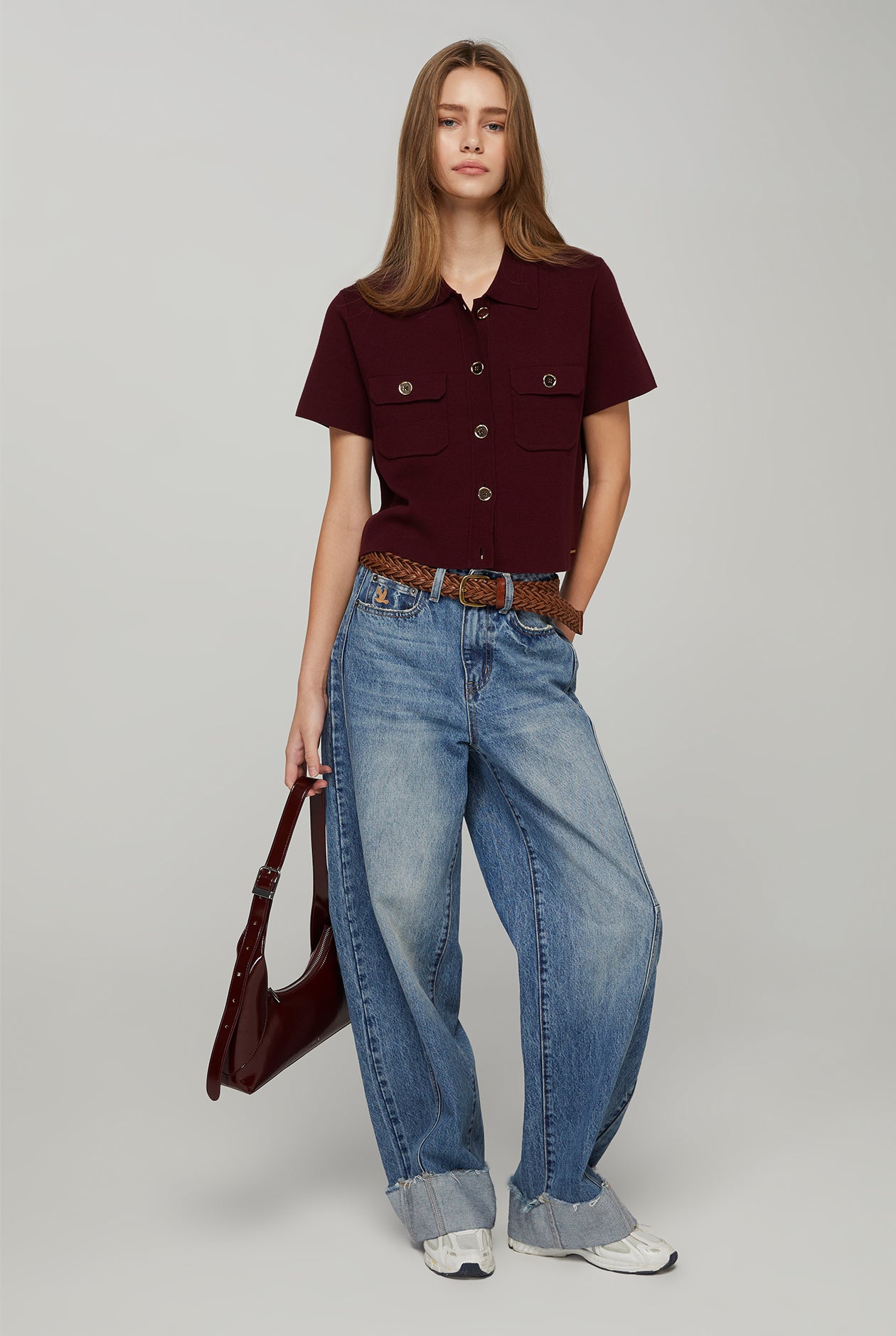 BLACK POCKET DETAIL SHIRT