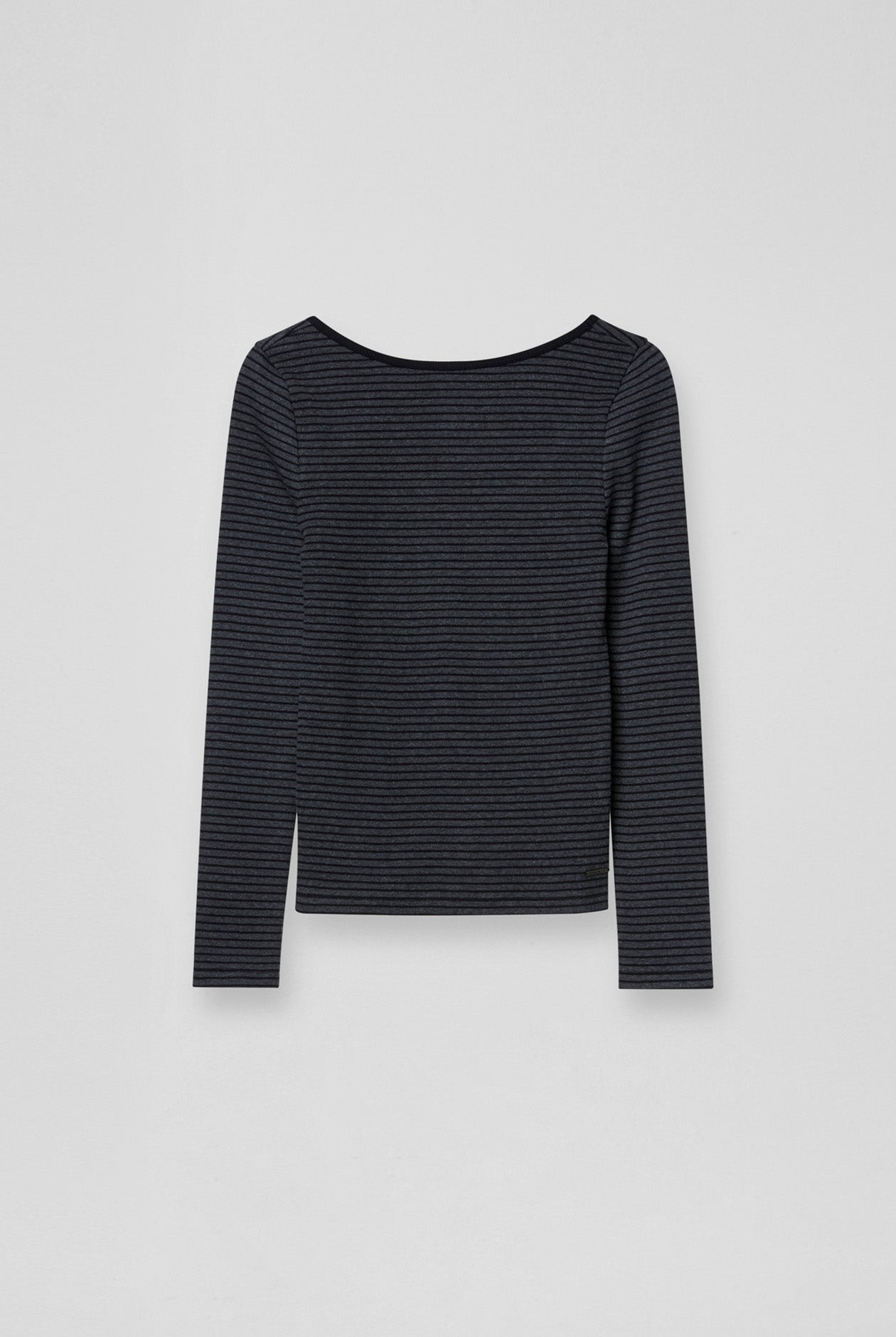 RIBBED LONG SLEEVE TEE