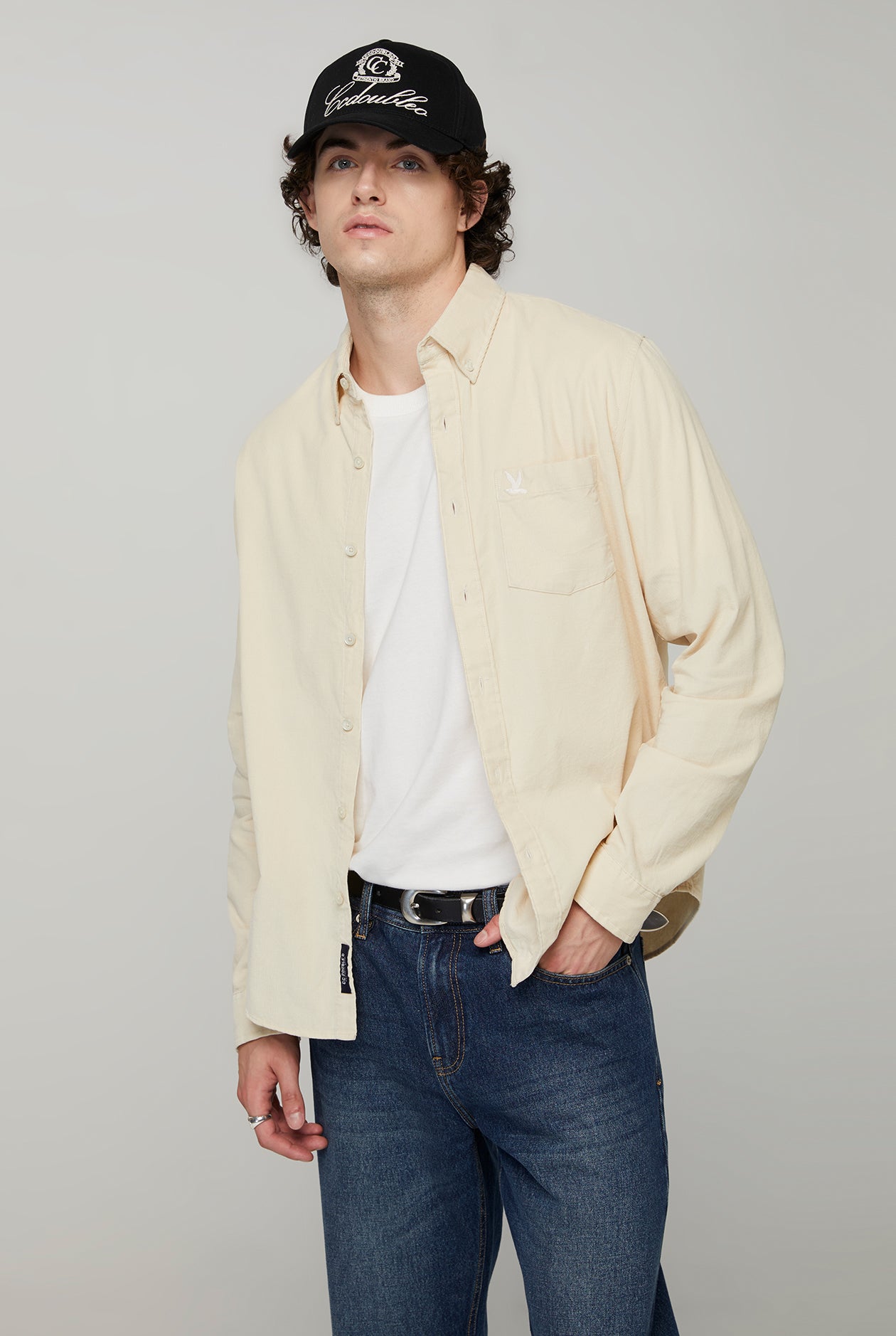 LIGHT COTTON CORDUROY SHIRT