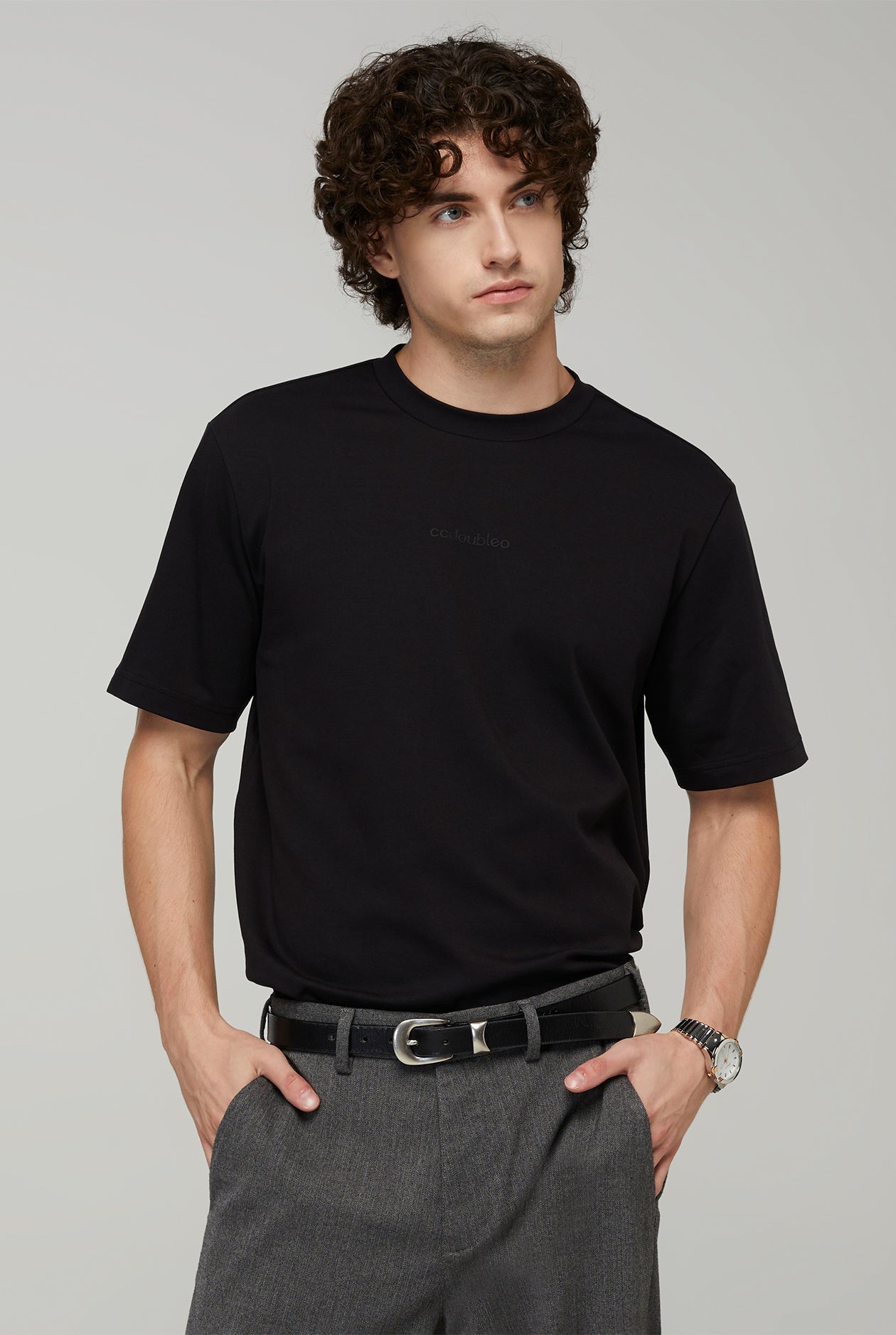 LIGHT INTERLOCK RELAXED TEE