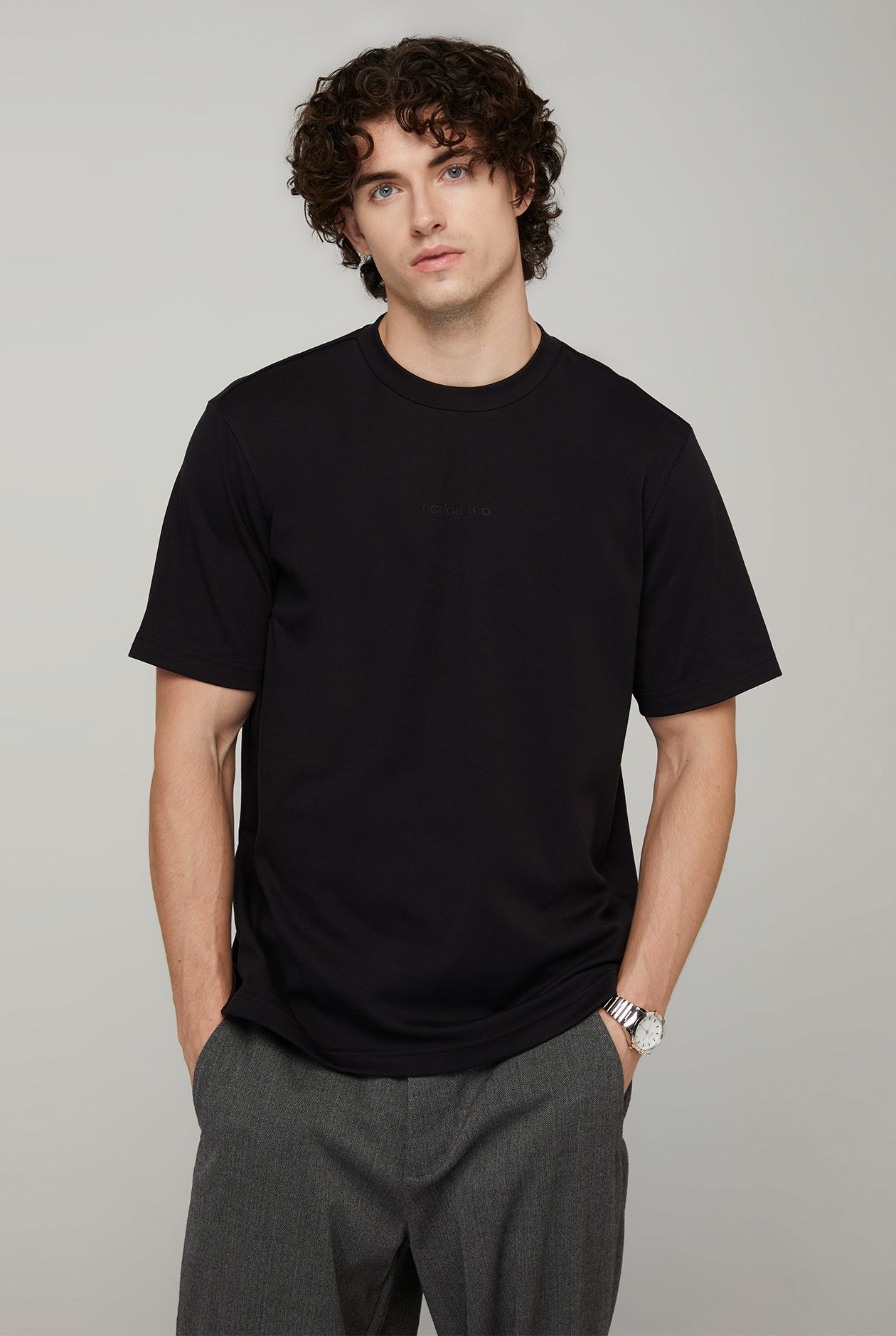 LIGHT INTERLOCK RELAXED TEE