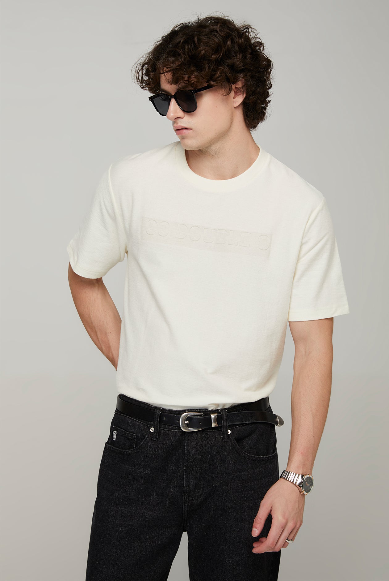 RELAXED OMBRE LOGO TEE