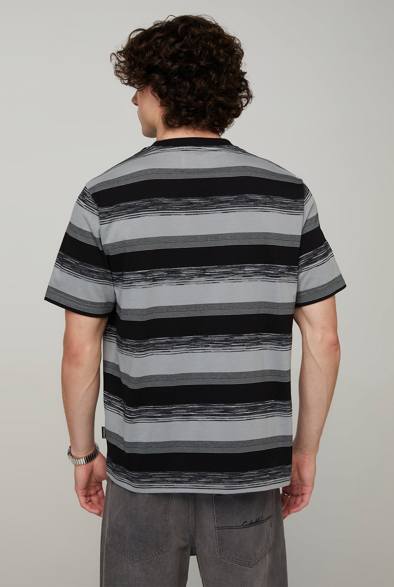 RELAXED STRIPE JERSEY TEE