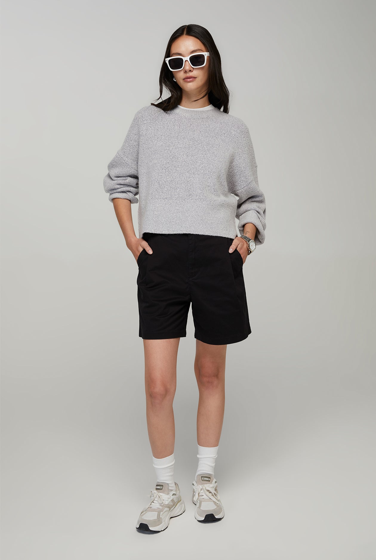 RELAX COTTON TWILL SHORTS