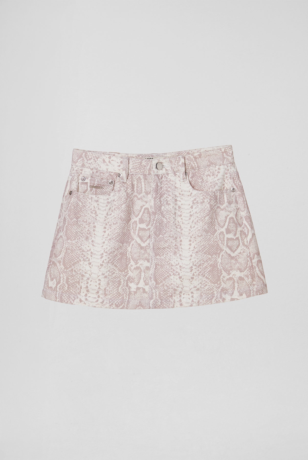 SNAKE PRINTED SKIRT