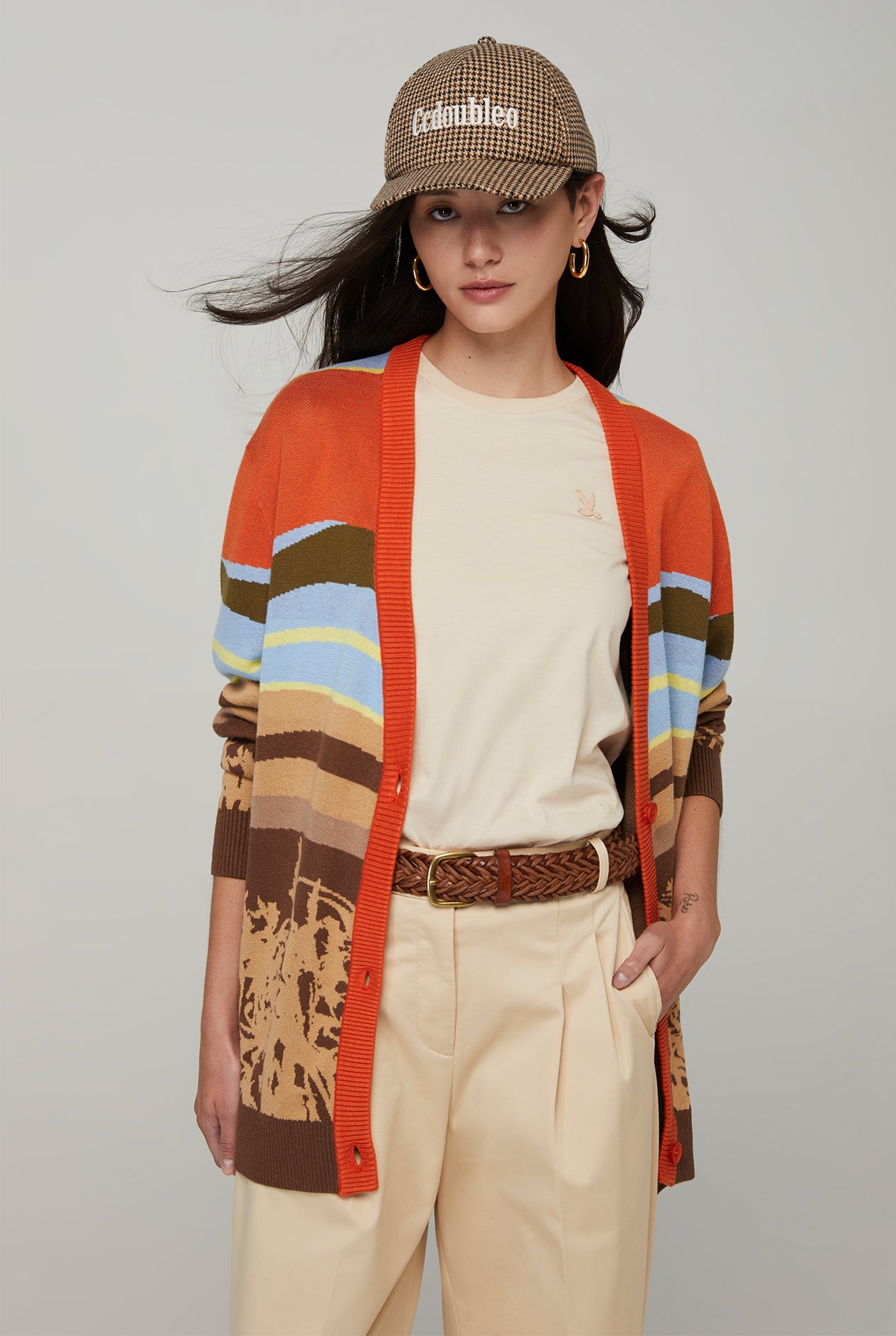 LANDSCAPE RELAXED CARDIGAN