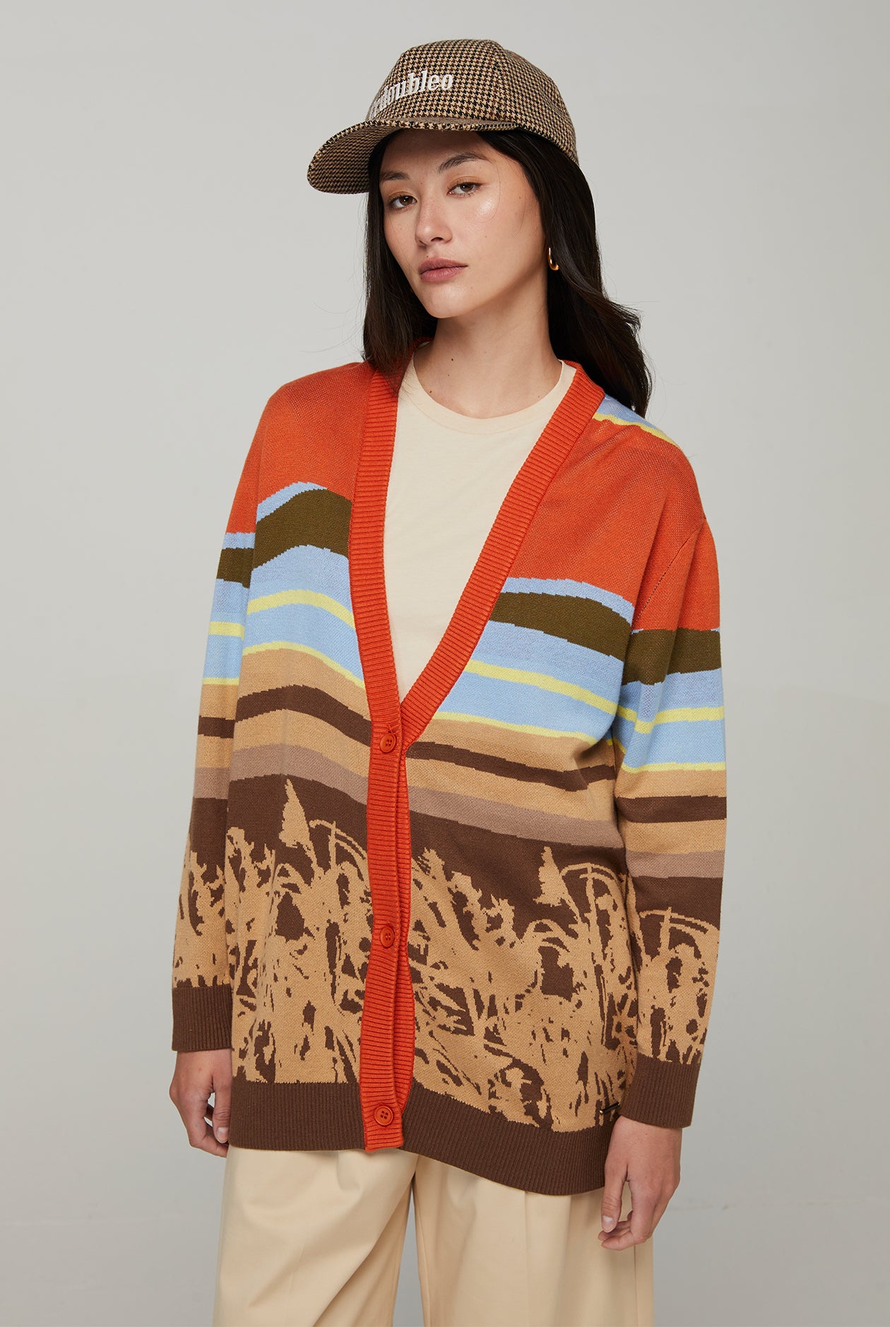 LANDSCAPE RELAXED CARDIGAN
