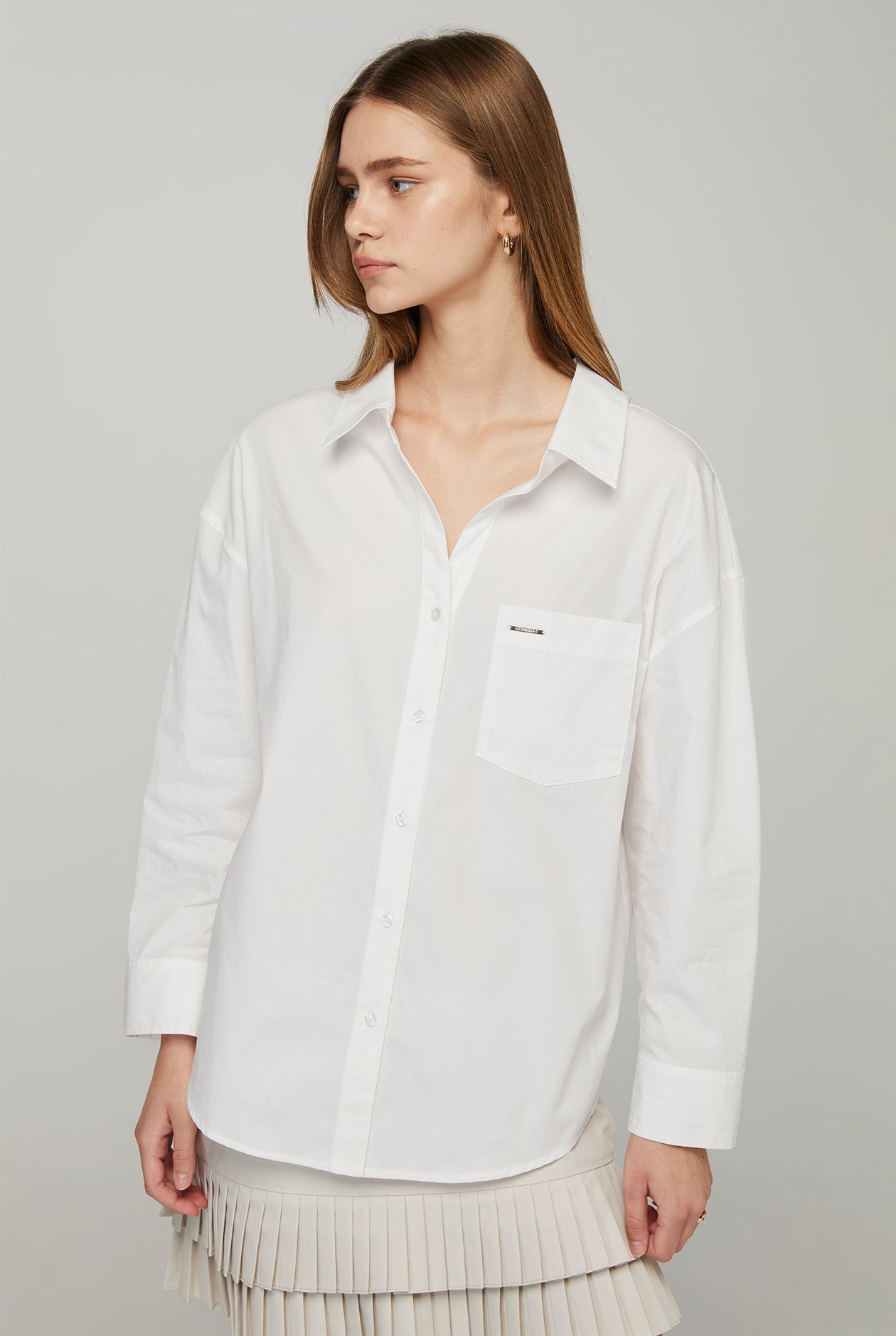 POPLIN OVERSIZED SHIRT