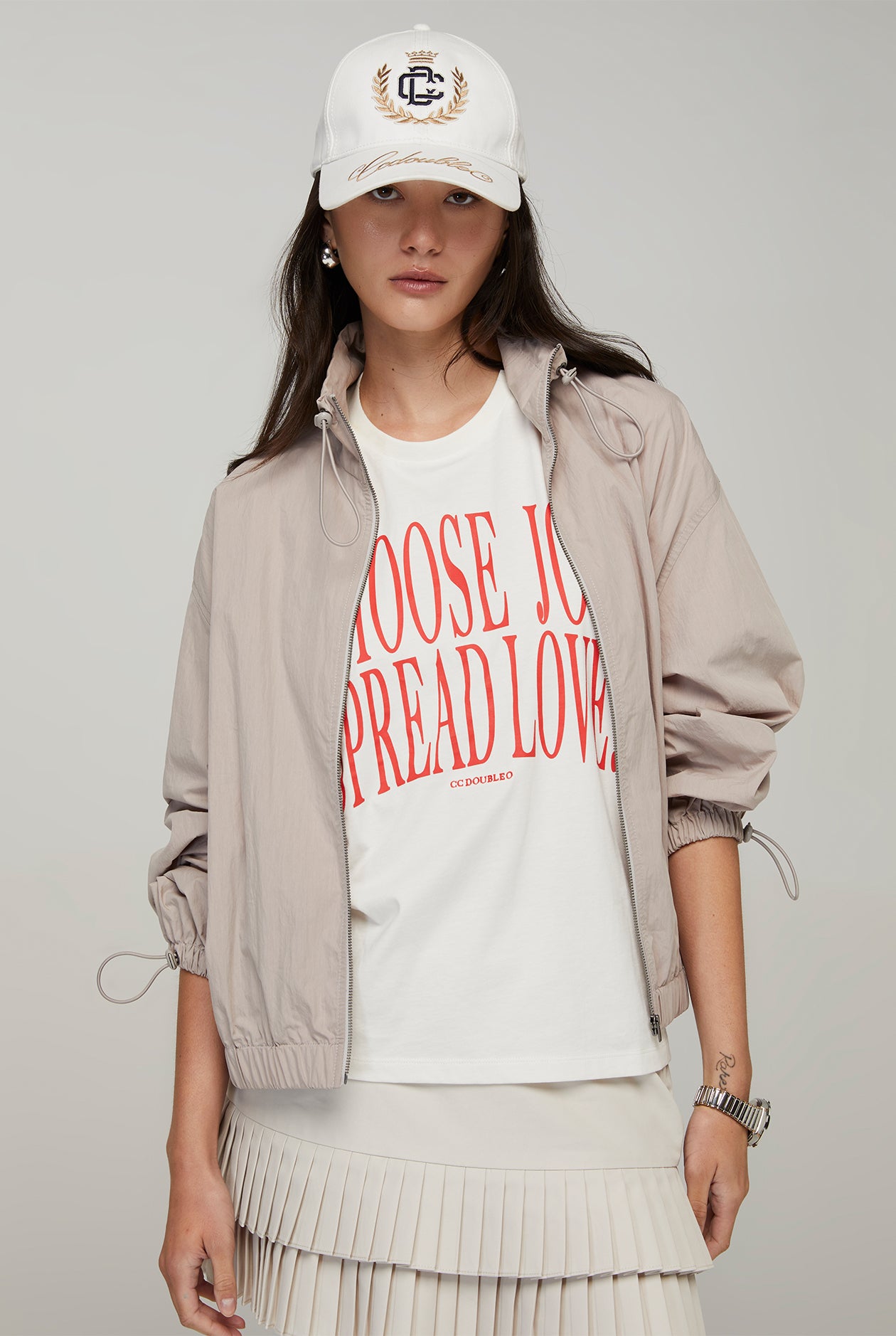 CHOOSE JOY SPREAD LOVE OVERSIZED GRAPHIC TEE