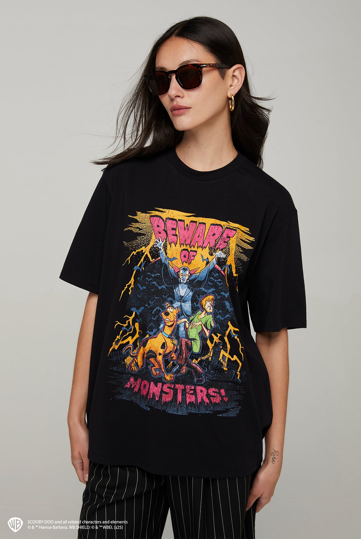 SCOOBY-DOO BEWARE OF MONSTER GRAPHIC TEE