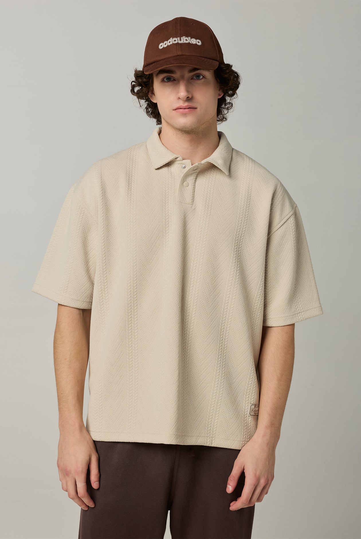 NATIVE PATTERN JACQUARD POLO