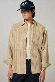 CORDUROY JACQUARD SHIRT