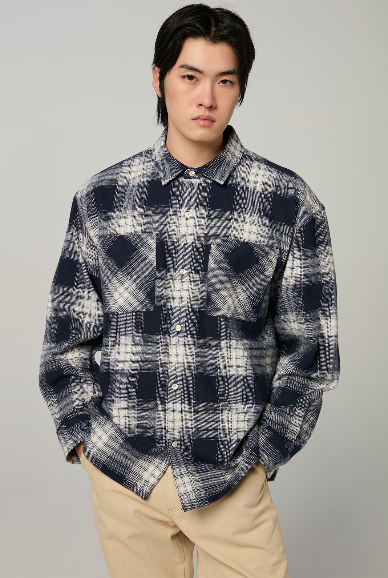 OVERSIZED CHECK SHIRT