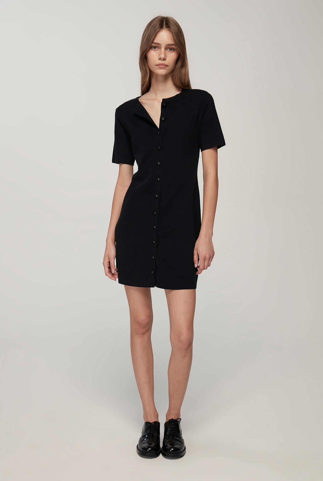 CHIC SWING KNITTED MINI DRESS