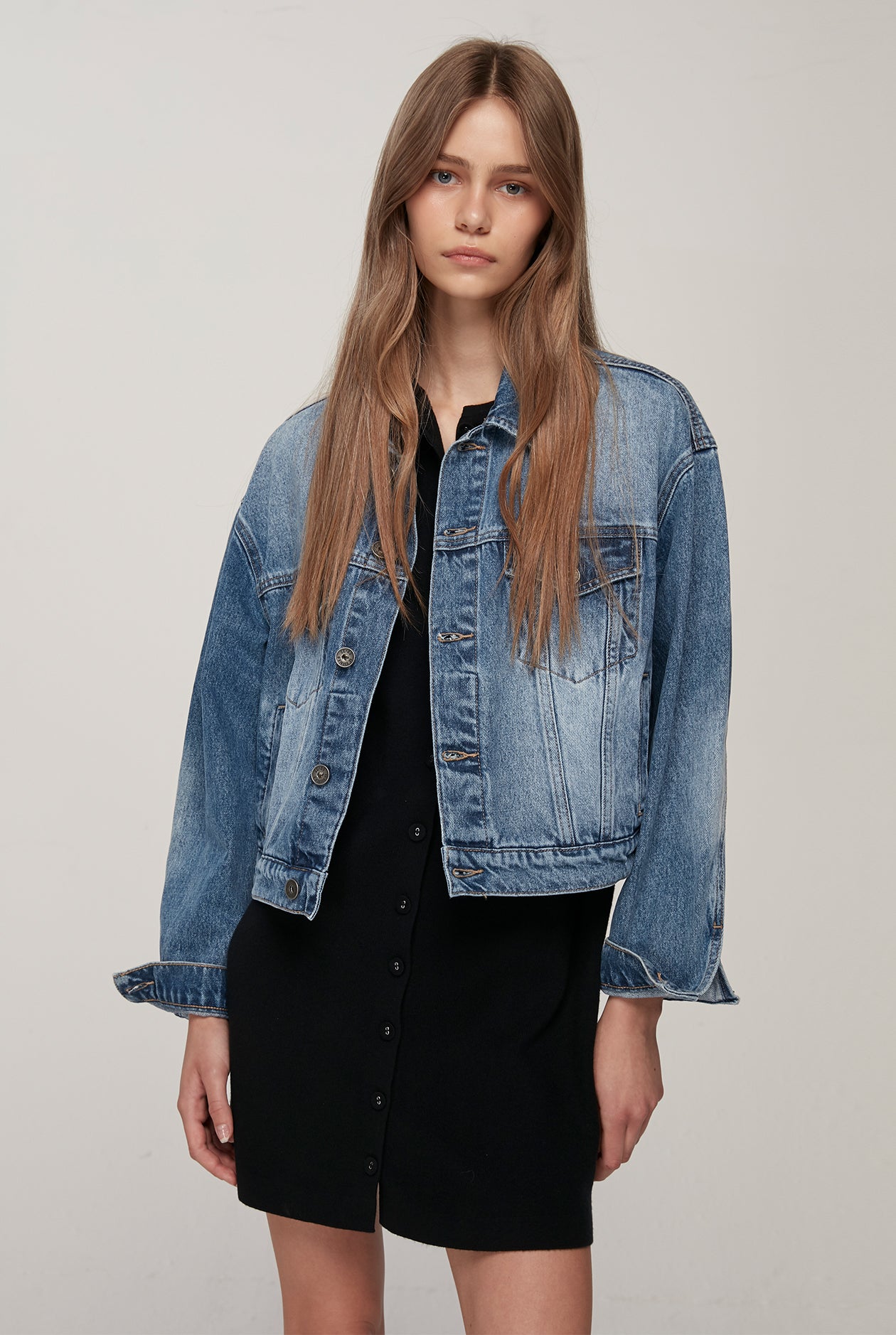 CHIC SWING KNITTED MINI DRESS