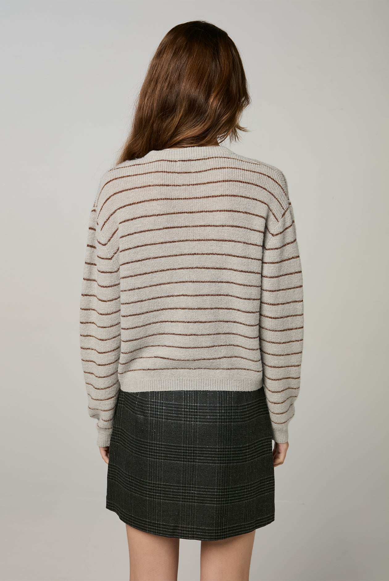 LUREX STRIPED SWEATER